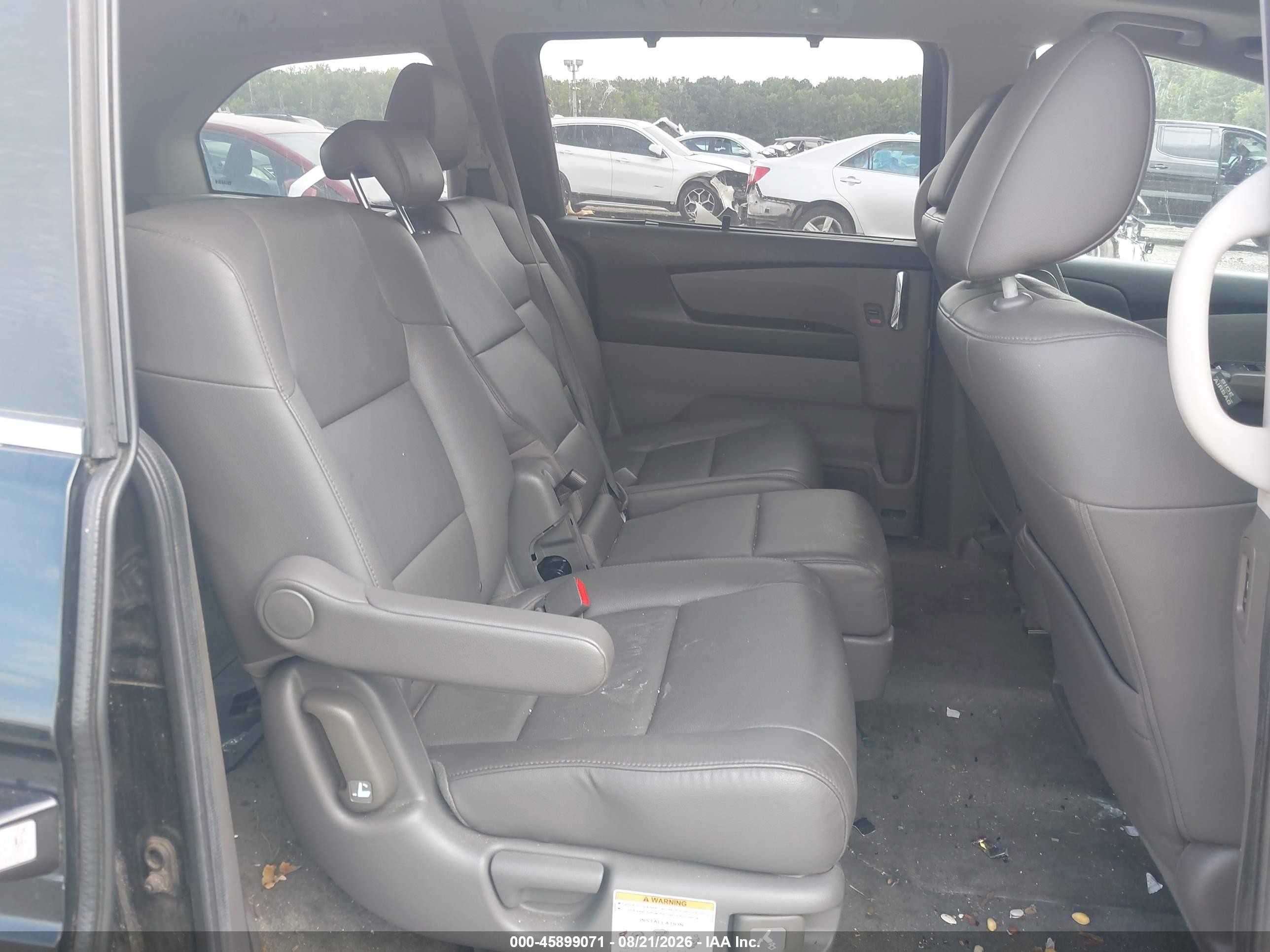 2015 Honda Odyssey Ex-l Black vin: 5FNRL5H6XFB098792
