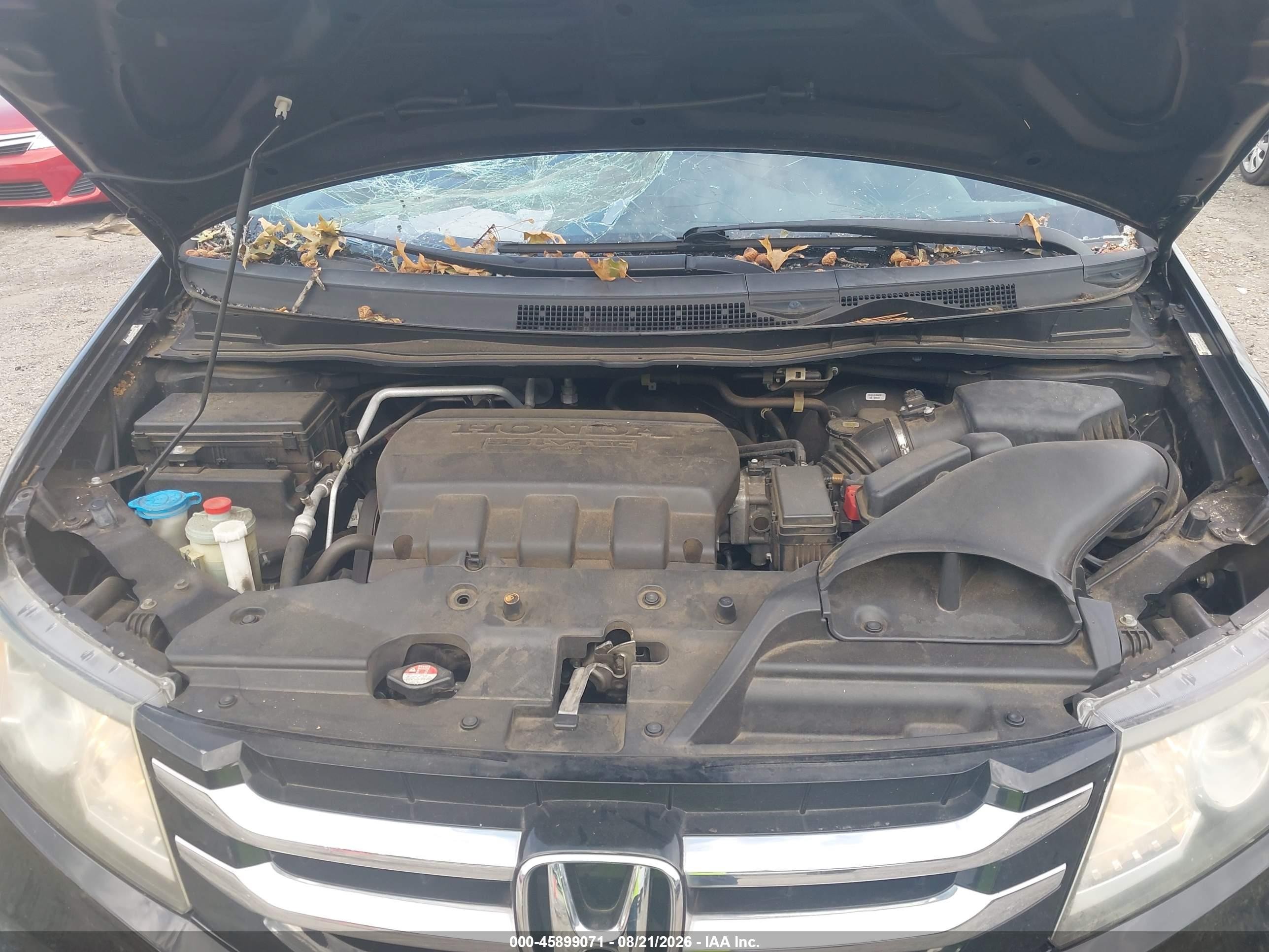 2015 Honda Odyssey Ex-l Black vin: 5FNRL5H6XFB098792