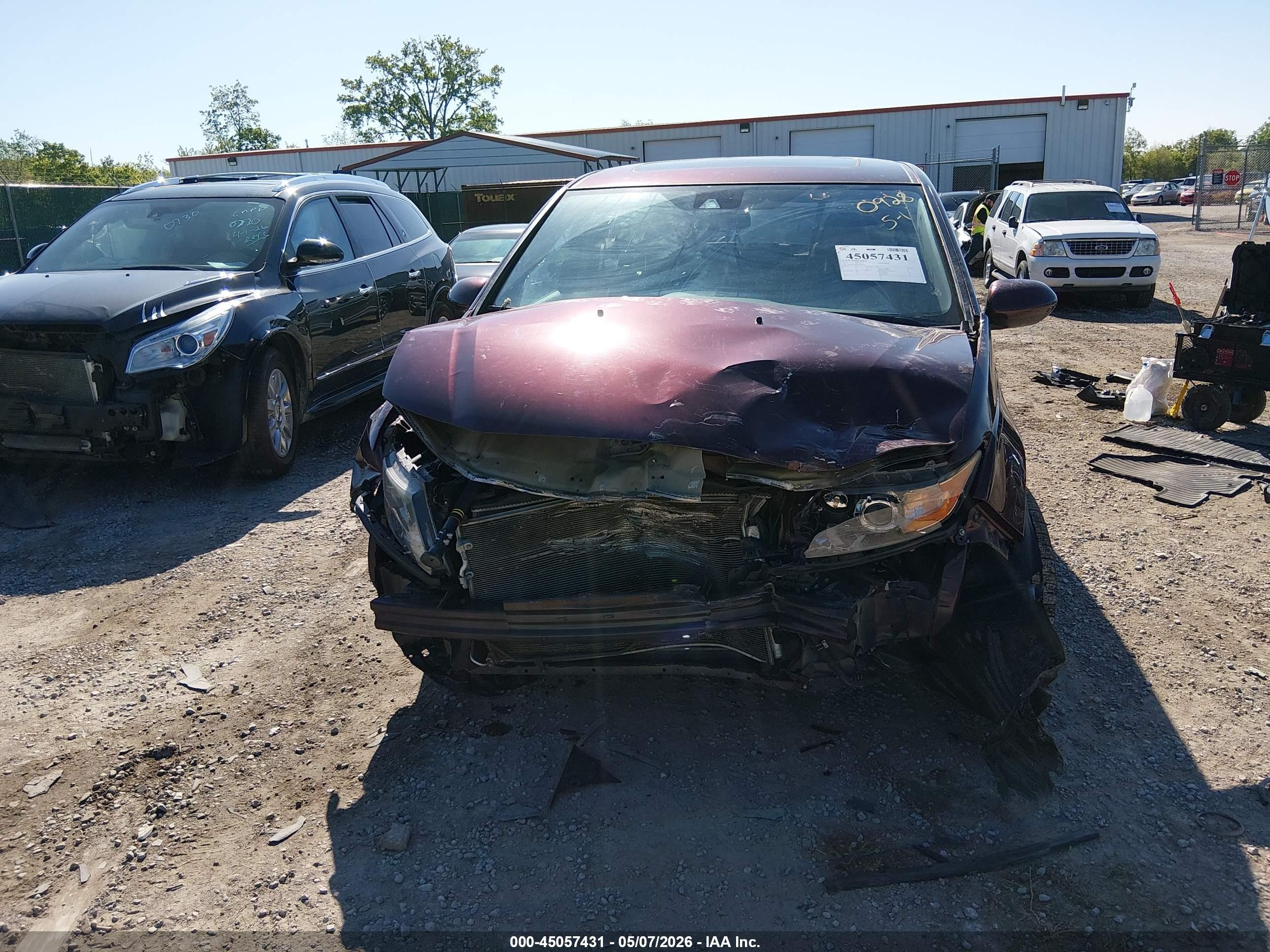 2015 Honda Odyssey Ex-l Burgundy vin: 5FNRL5H6XFB100928