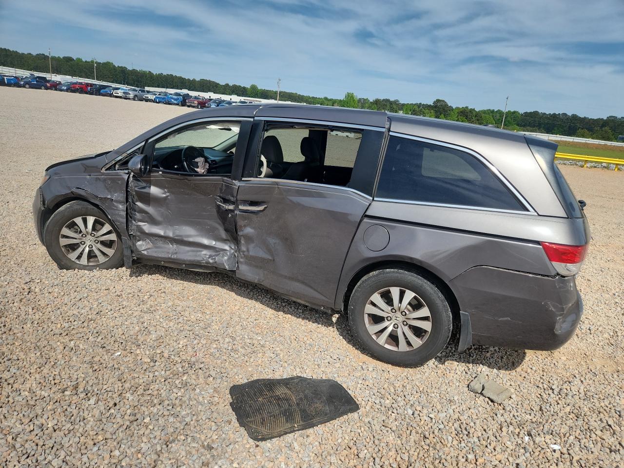 2015 Honda Odyssey Exl Серый vin: 5FNRL5H6XFB109726