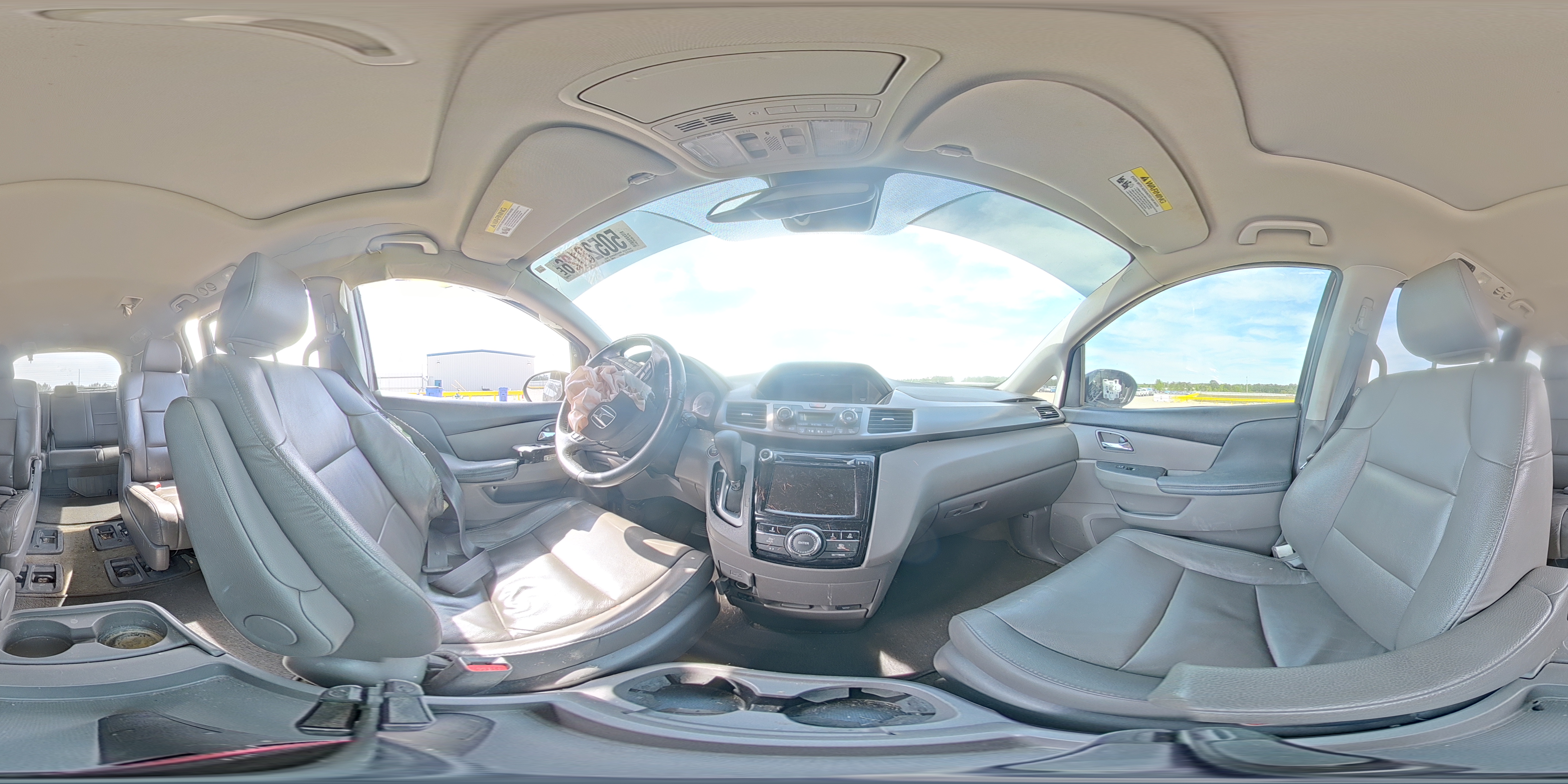 2015 Honda Odyssey Exl Серый vin: 5FNRL5H6XFB109726