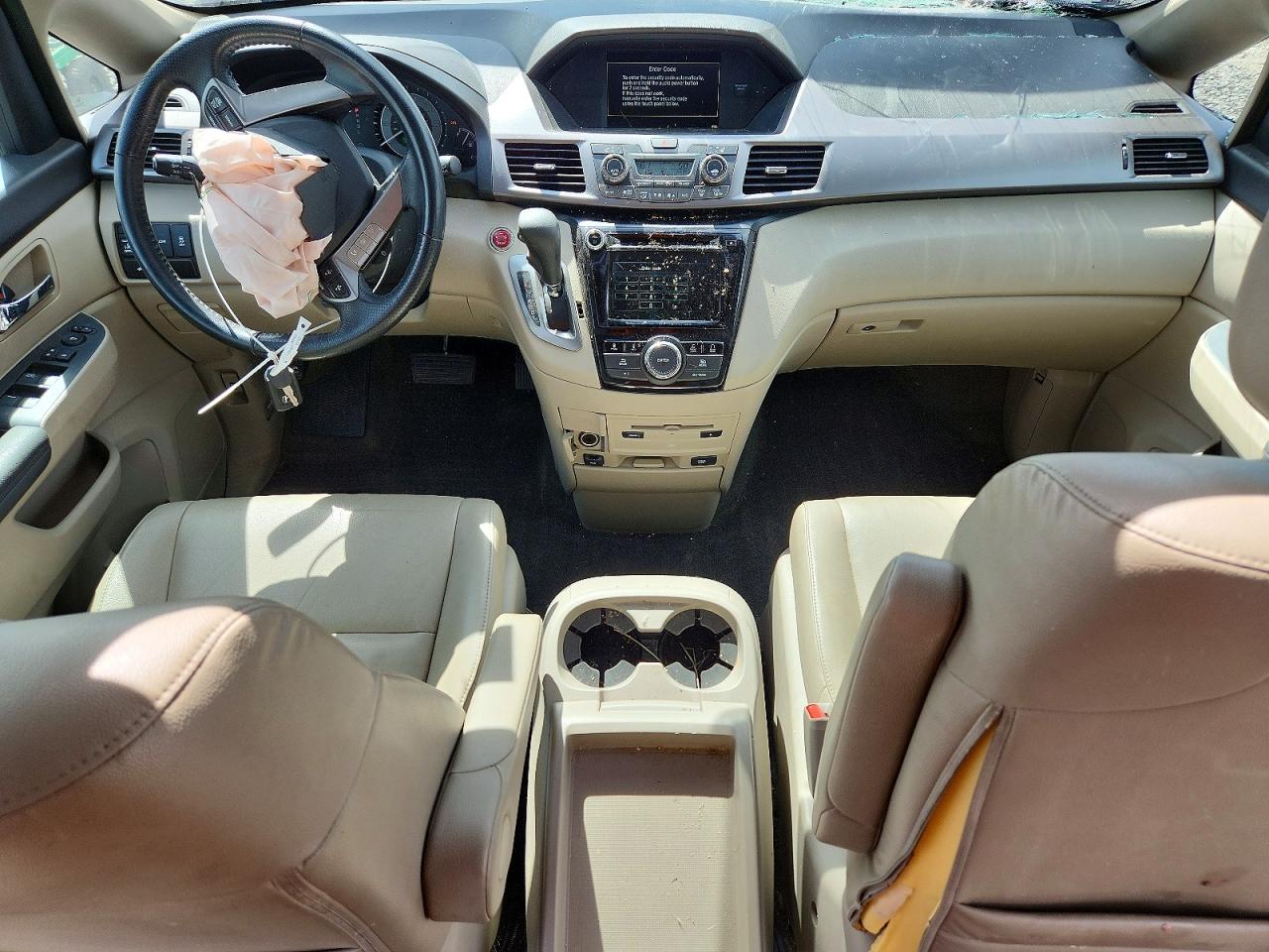 2015 Honda Odyssey Exl Burgundy vin: 5FNRL5H6XFB112139