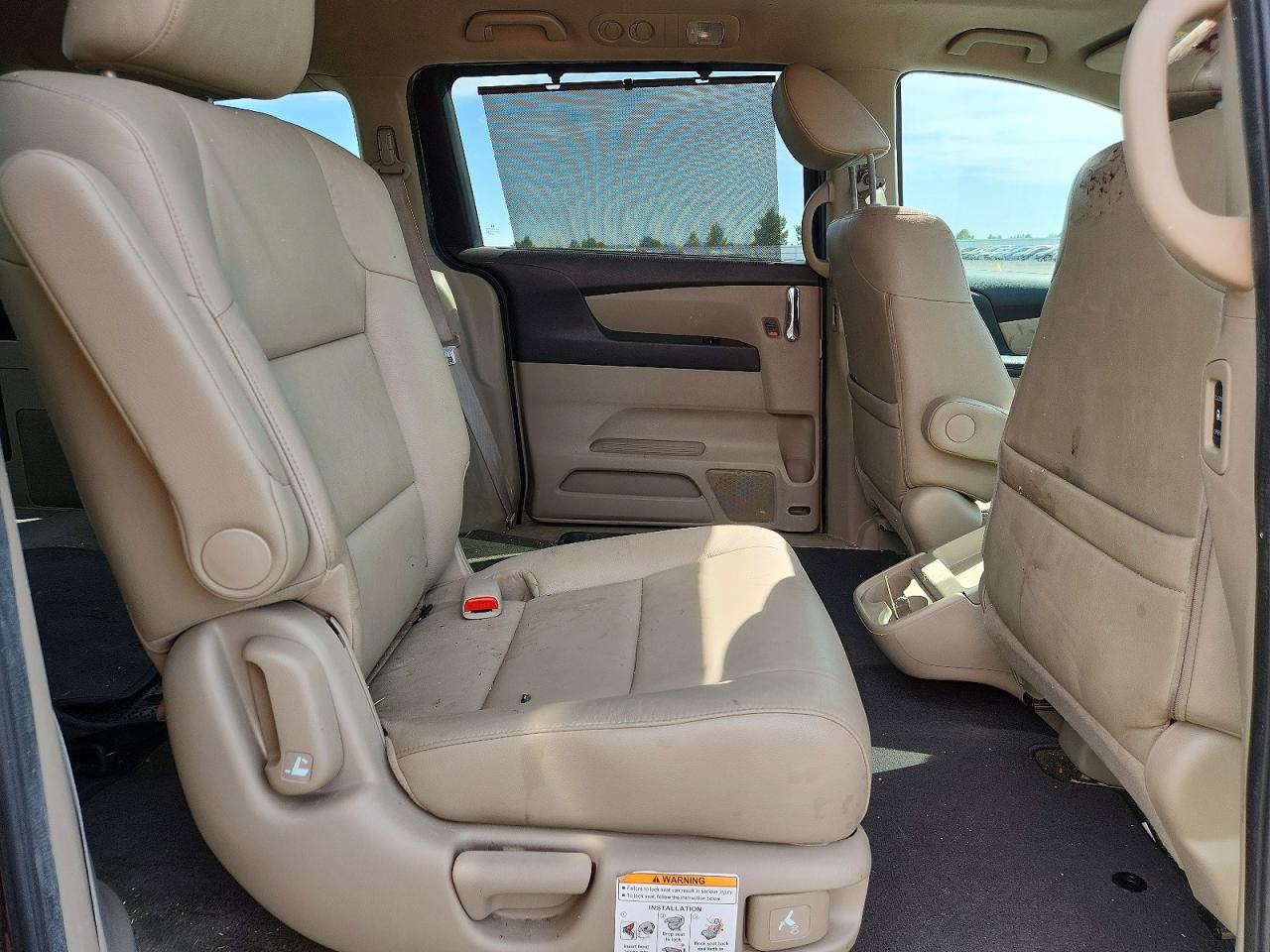 2015 Honda Odyssey Exl Burgundy vin: 5FNRL5H6XFB112139