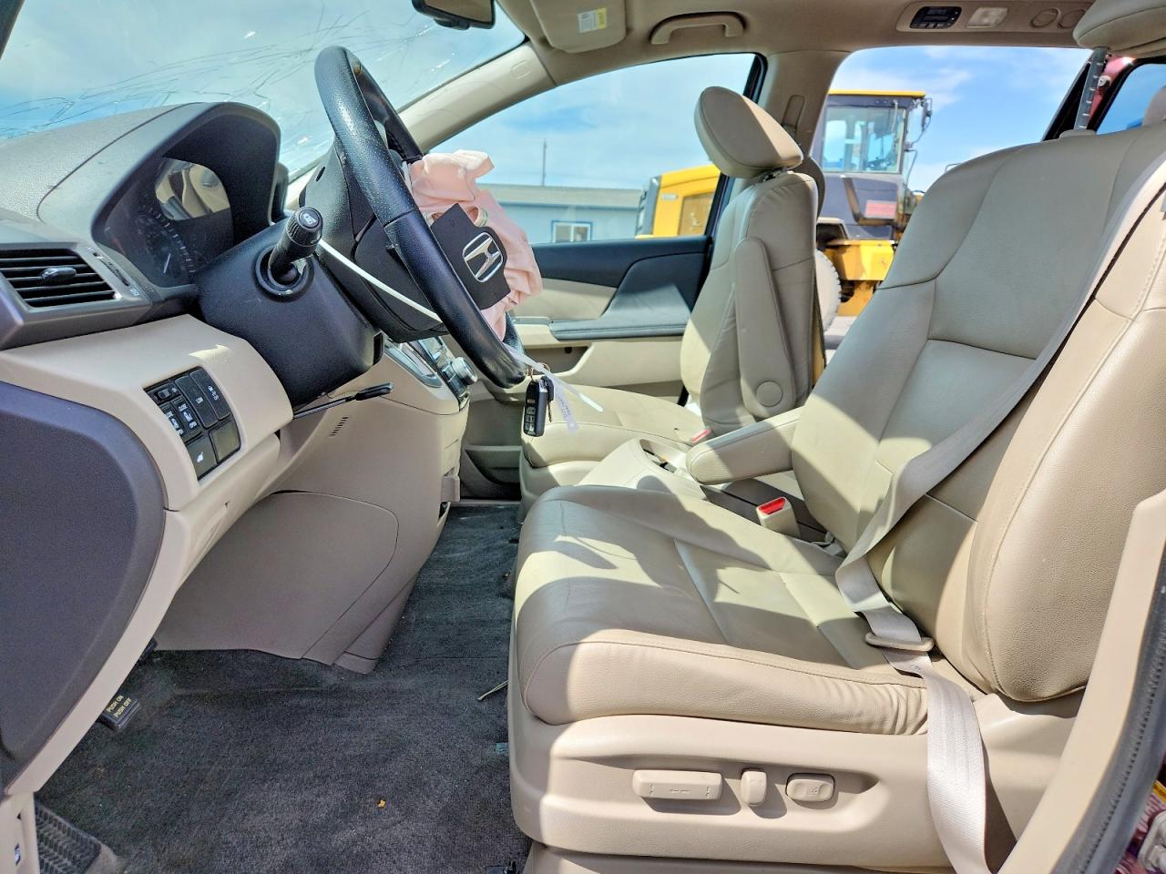 2015 Honda Odyssey Exl Burgundy vin: 5FNRL5H6XFB112139
