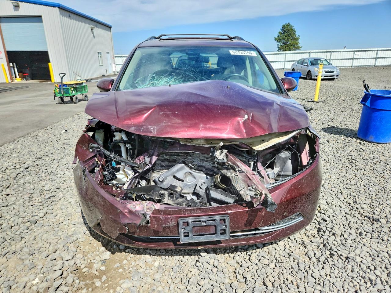 2015 Honda Odyssey Exl Burgundy vin: 5FNRL5H6XFB112139