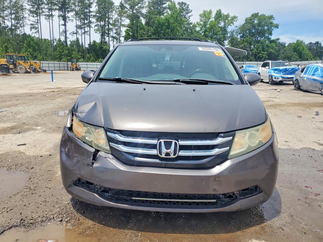 2015 Honda Odyssey Exl Brown vin: 5FNRL5H6XFB131368