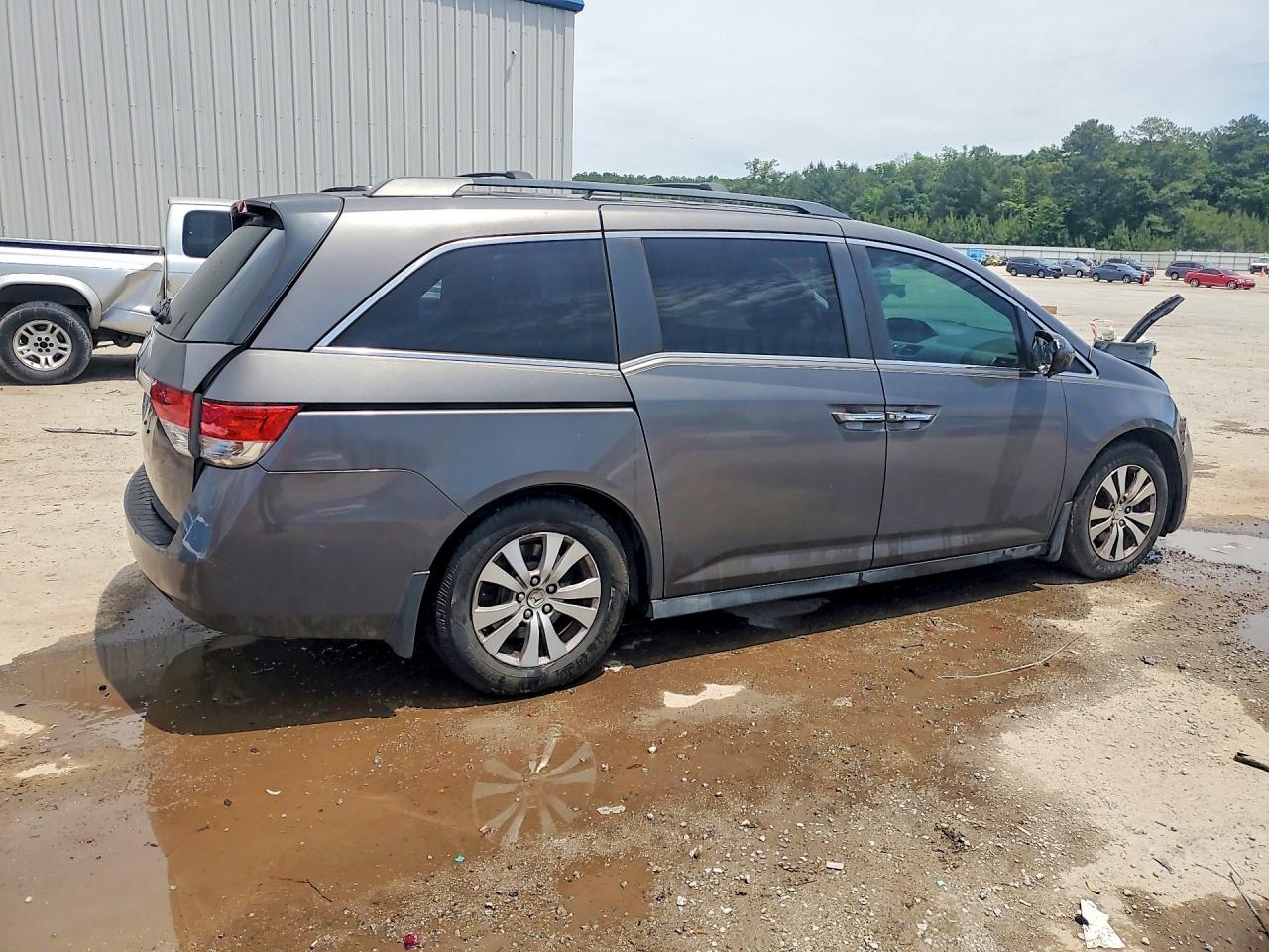 2015 Honda Odyssey Exl Brown vin: 5FNRL5H6XFB131368