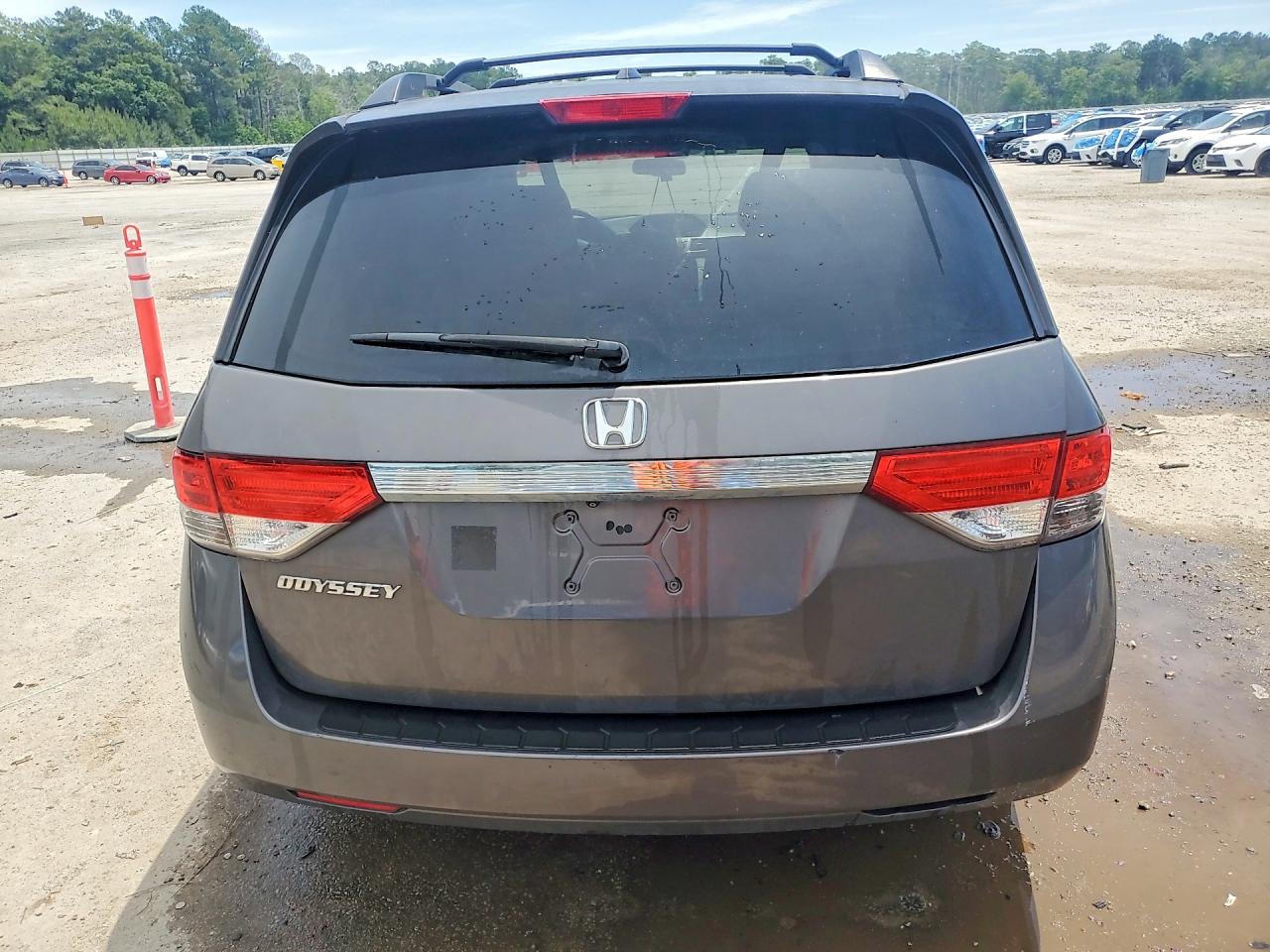 2015 Honda Odyssey Exl Brown vin: 5FNRL5H6XFB131368