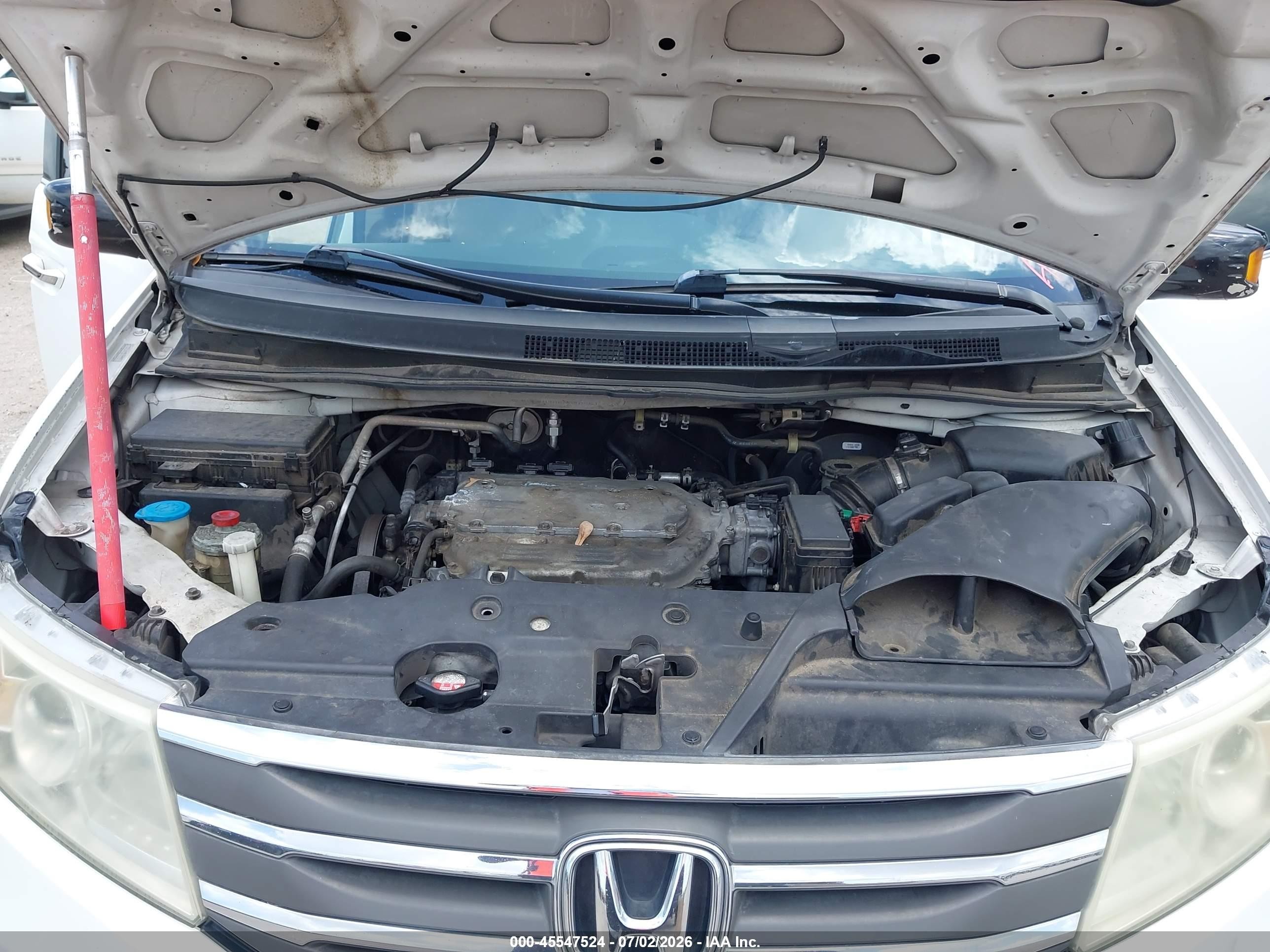 2011 Honda Odyssey Touring/touring Elite White vin: 5FNRL5H90BB040551
