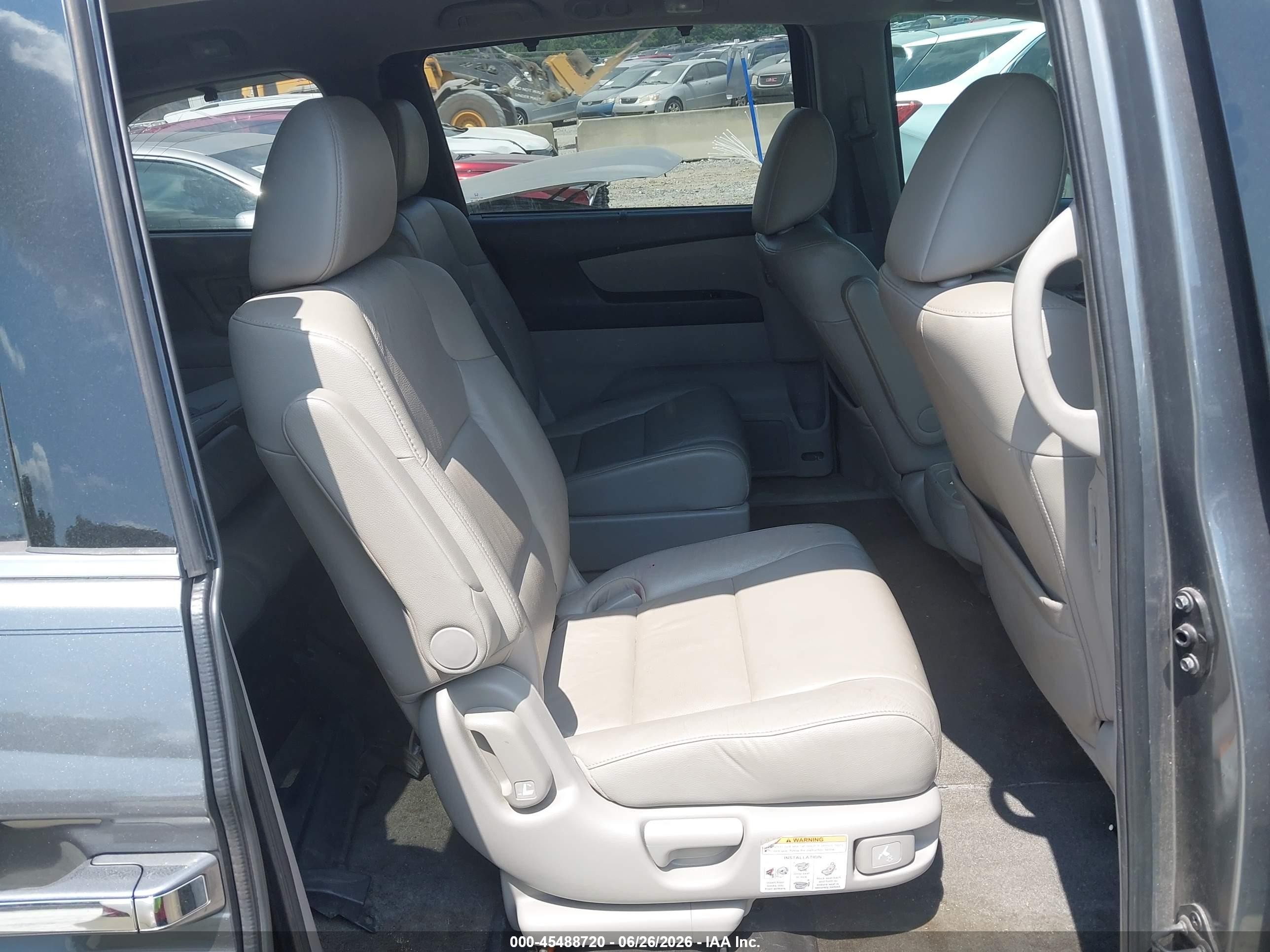 2011 Honda Odyssey Touring/touring Elite Серый vin: 5FNRL5H90BB074215