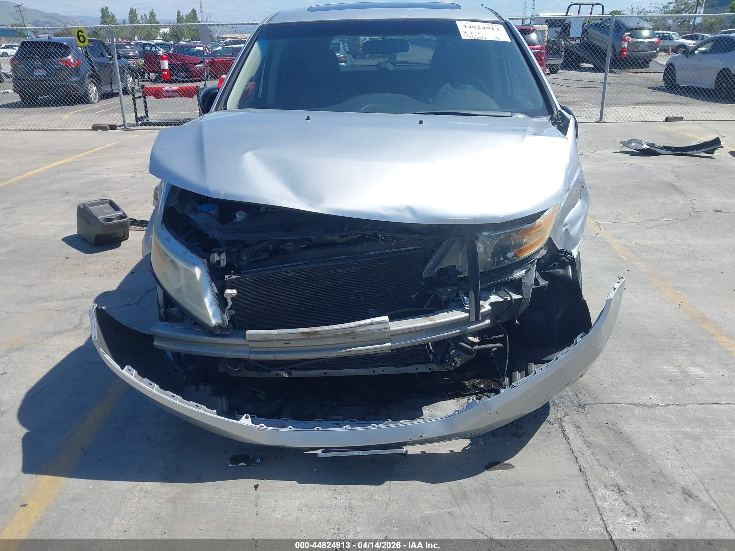 2012 Honda Odyssey Touring/touring Elite Gray vin: 5FNRL5H90CB022701