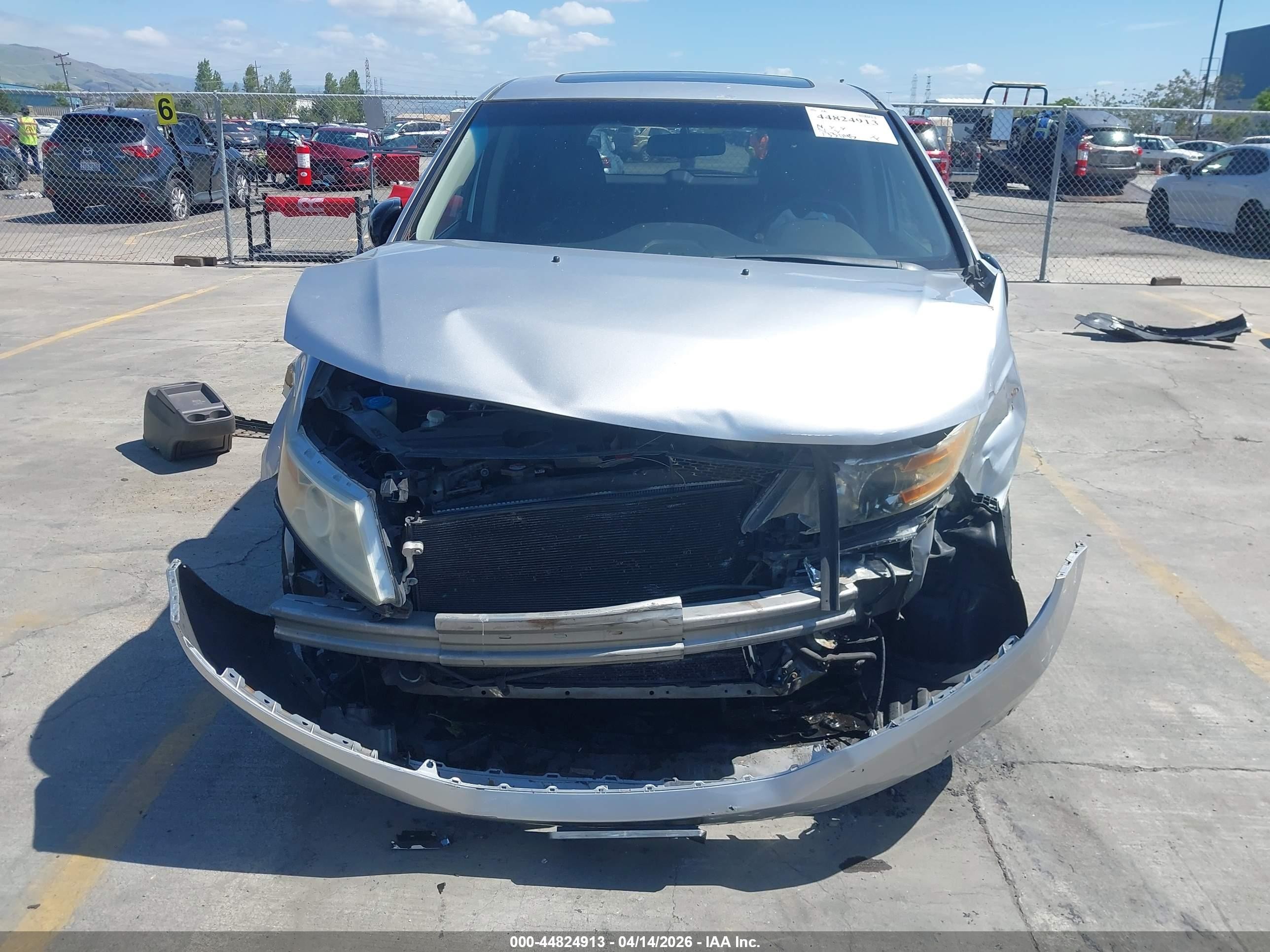 2012 Honda Odyssey Touring/touring Elite Gray vin: 5FNRL5H90CB022701