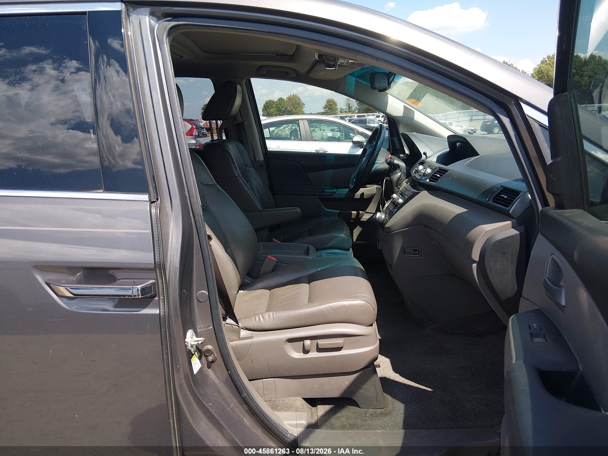 2012 Honda Odyssey Touring/touring Elite Gray vin: 5FNRL5H90CB043158