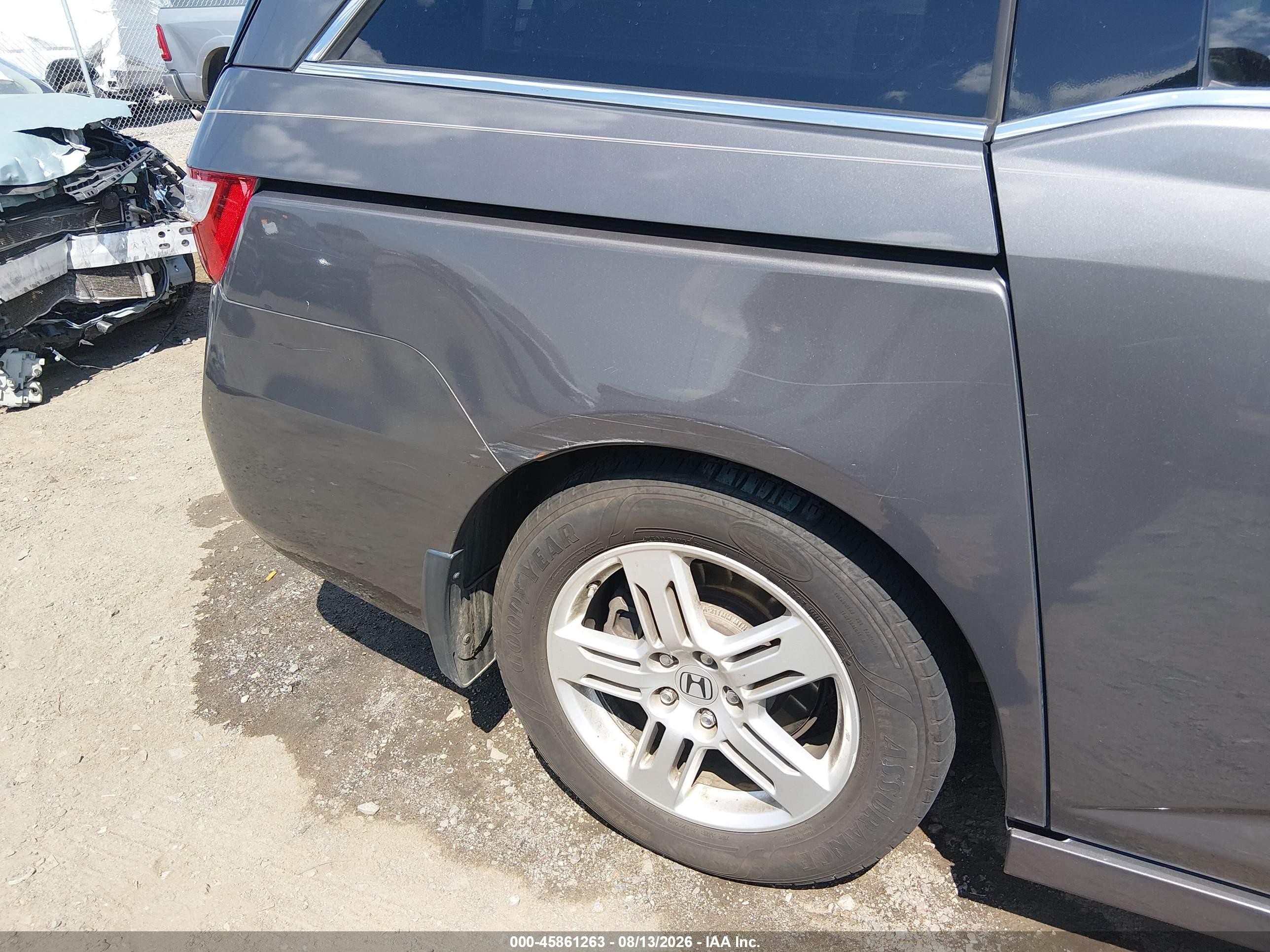 2012 Honda Odyssey Touring/touring Elite Gray vin: 5FNRL5H90CB043158