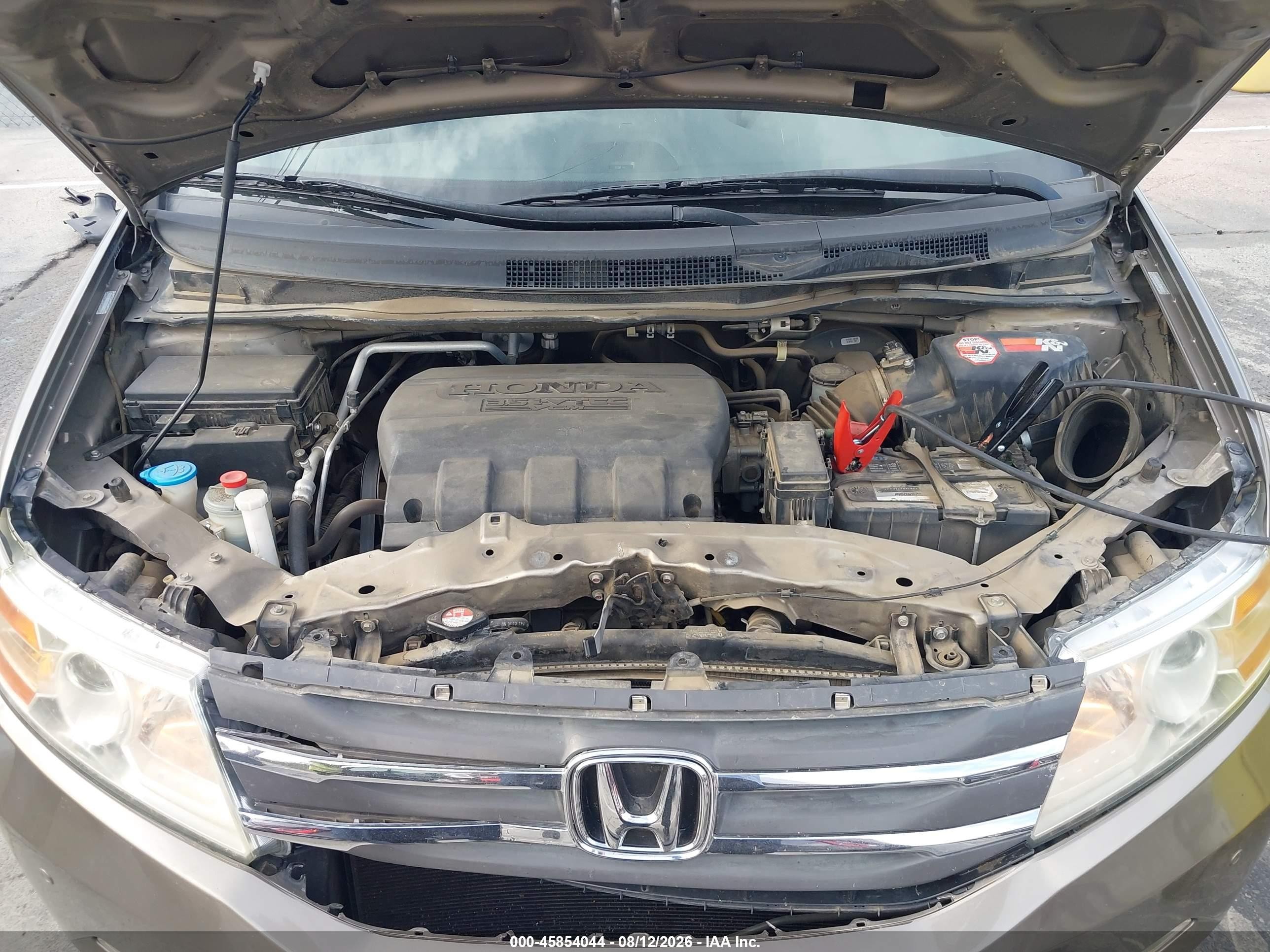 2012 Honda Odyssey Touring/touring Elite Gray vin: 5FNRL5H90CB092439