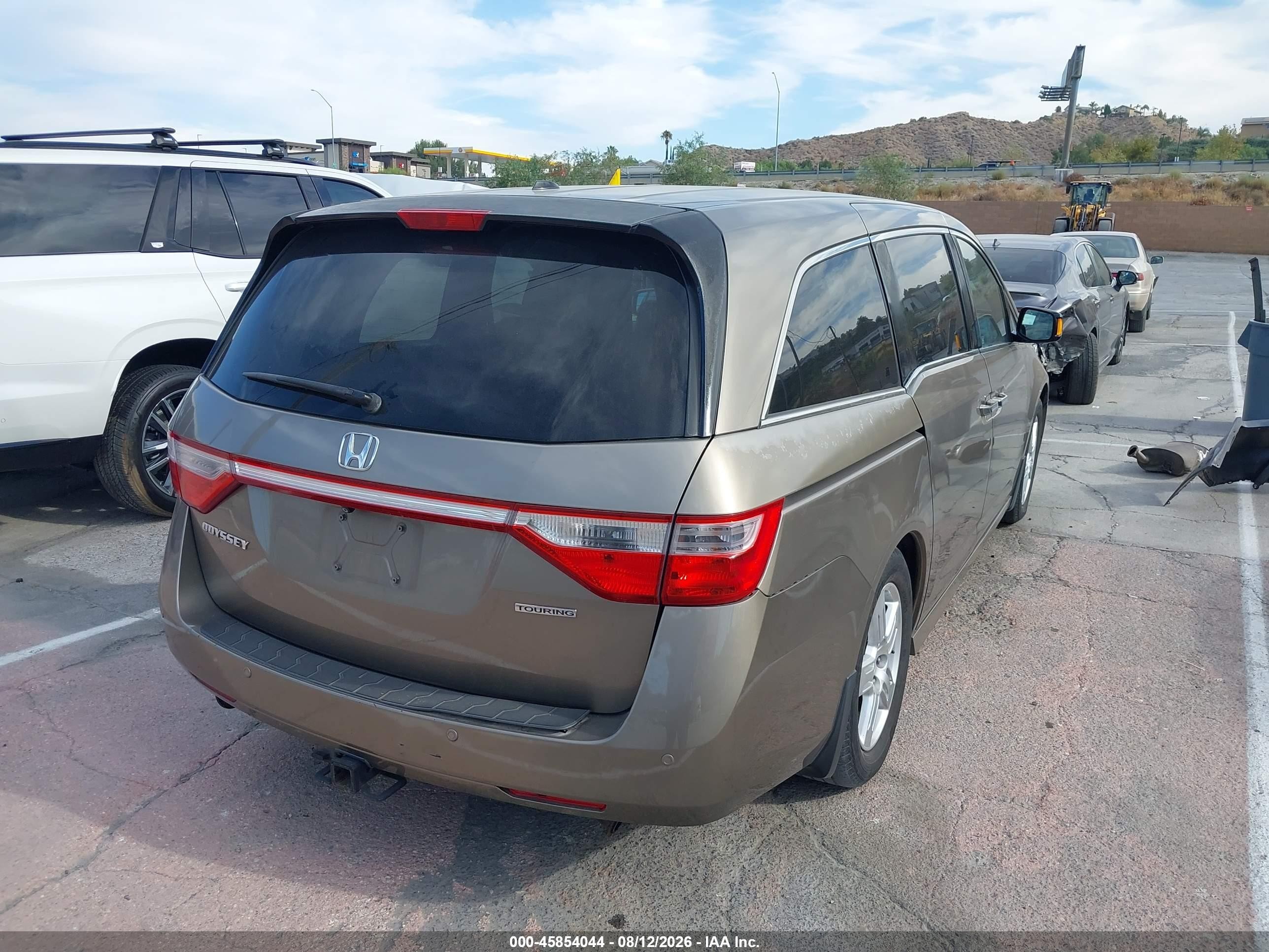 2012 Honda Odyssey Touring/touring Elite Gray vin: 5FNRL5H90CB092439