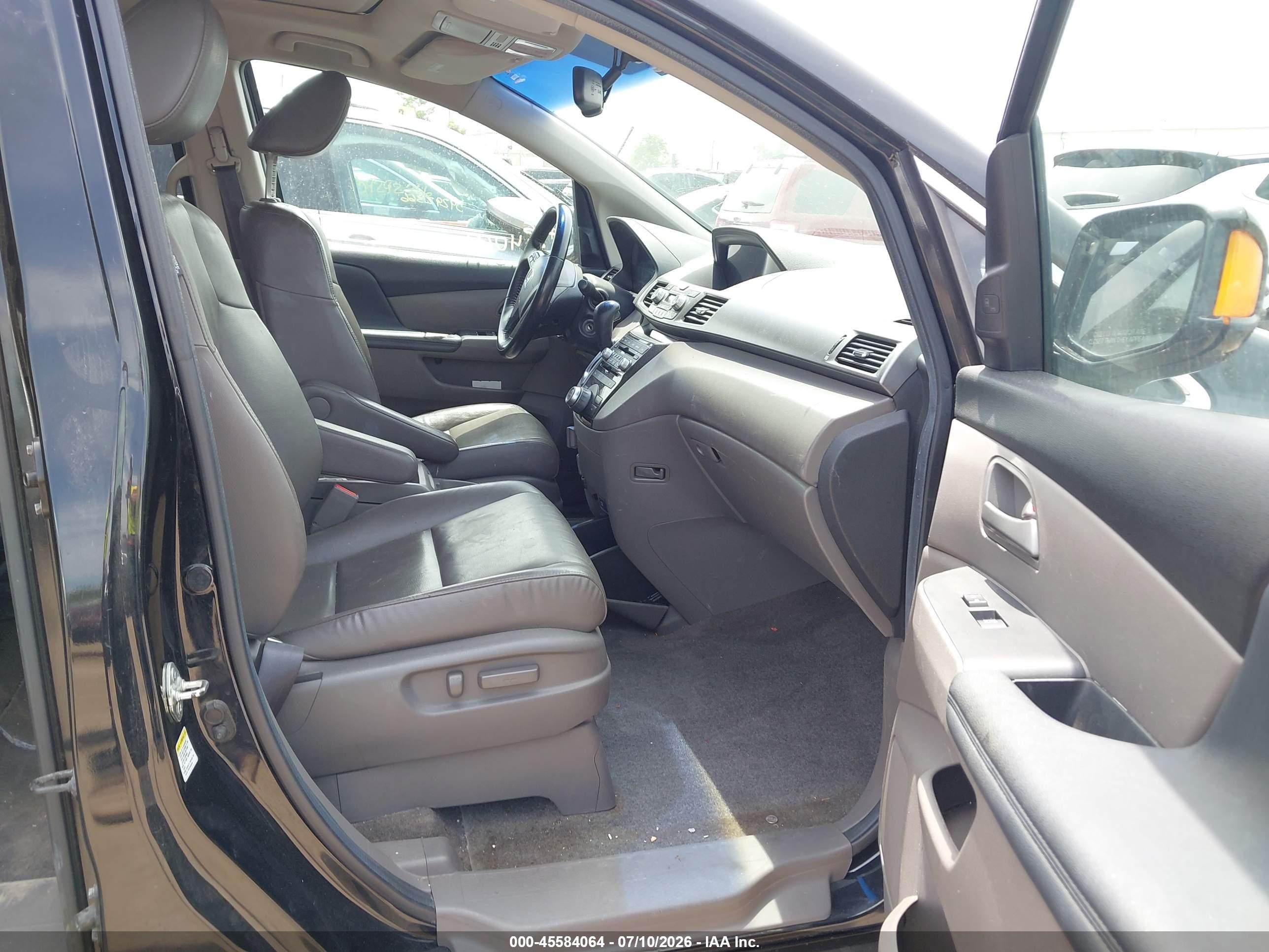 2012 Honda Odyssey Touring/touring Elite Black vin: 5FNRL5H90CB104489