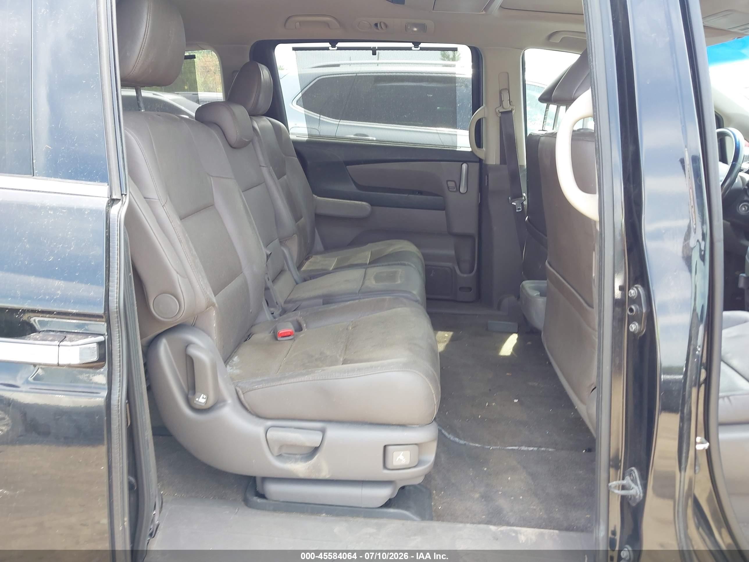 2012 Honda Odyssey Touring/touring Elite Black vin: 5FNRL5H90CB104489