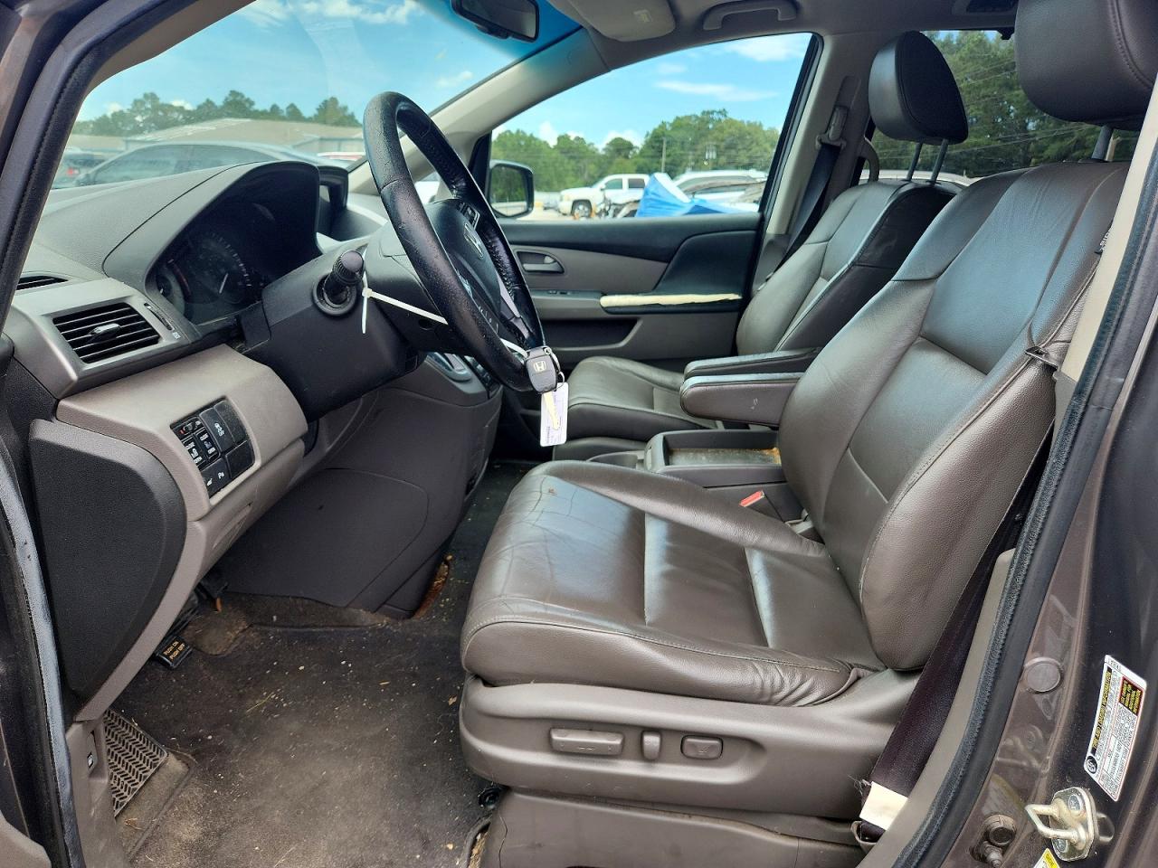2012 Honda Odyssey Touring Gray vin: 5FNRL5H90CB134835
