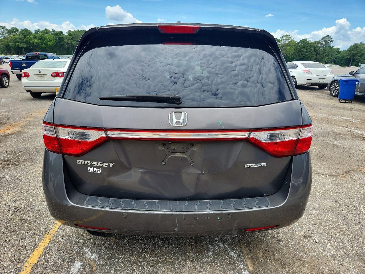 2012 Honda Odyssey Touring Gray vin: 5FNRL5H90CB134835