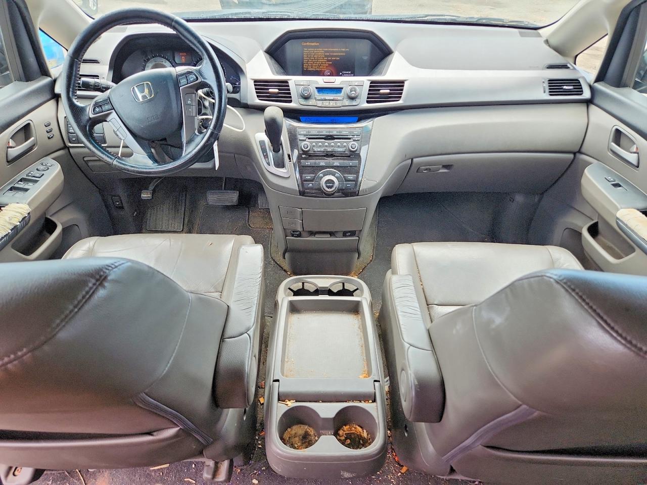 2012 Honda Odyssey Touring Gray vin: 5FNRL5H90CB134835