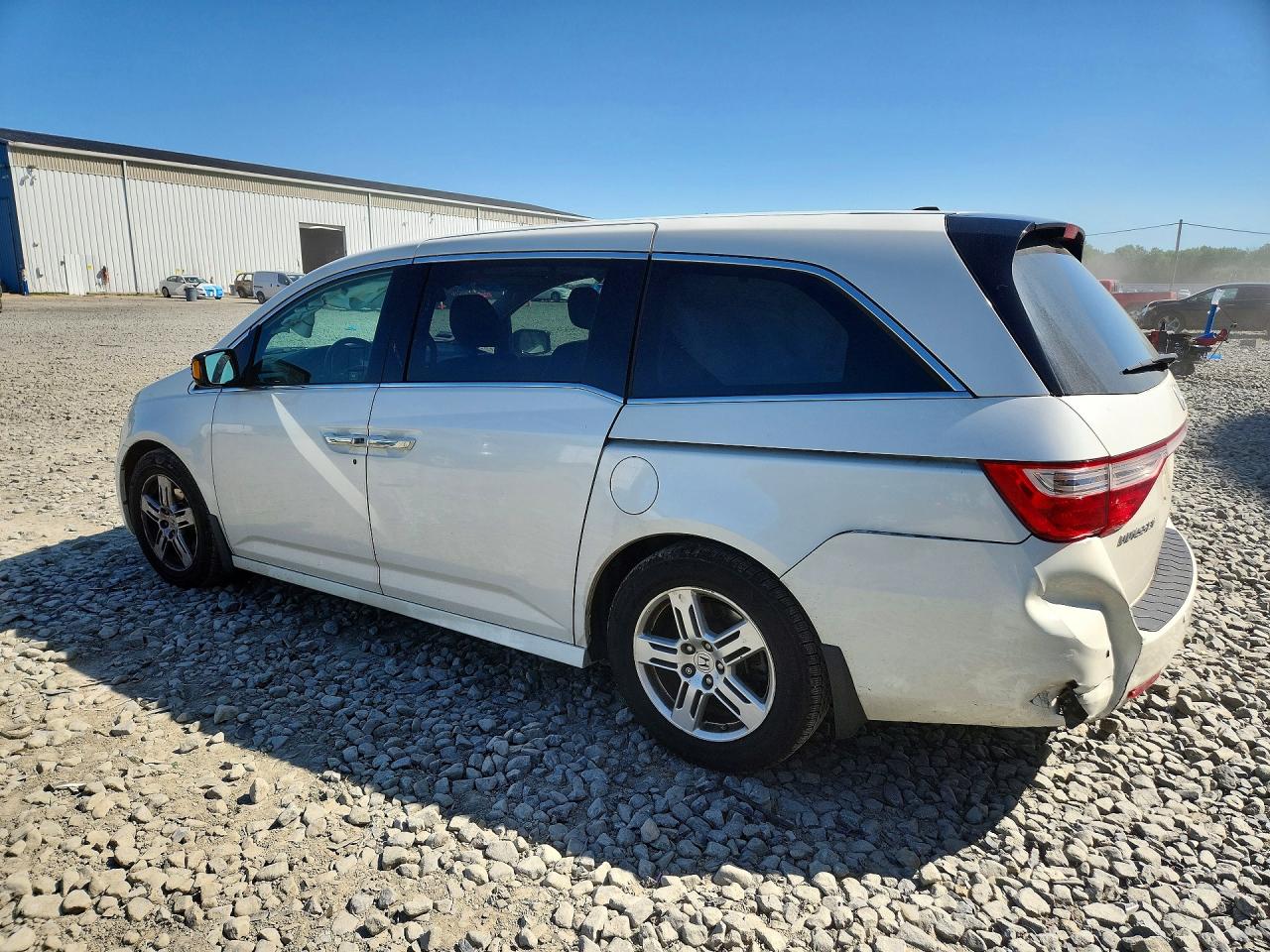 2012 Honda Odyssey Touring Белый vin: 5FNRL5H90CB143292