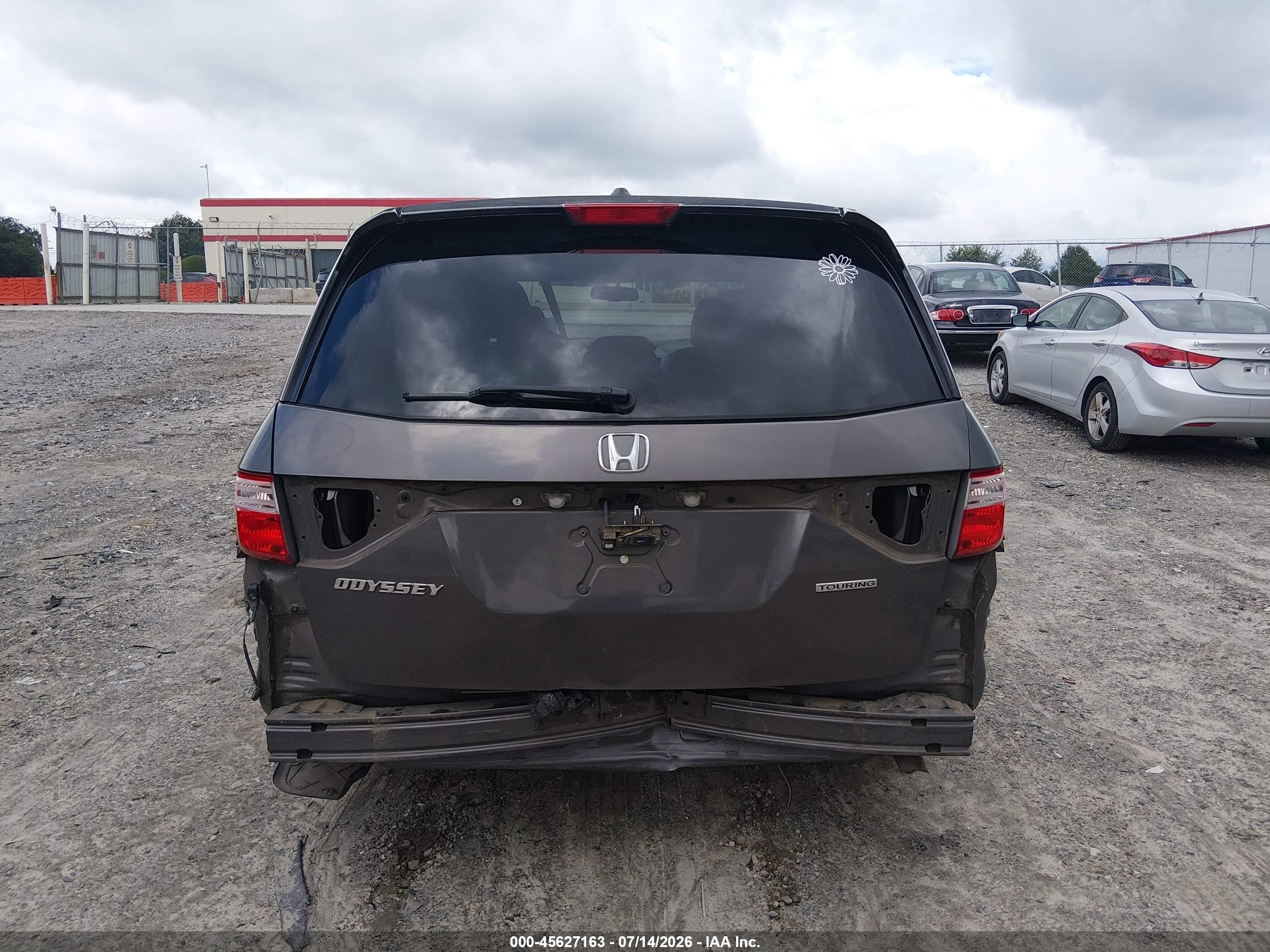 2013 Honda Odyssey Touring/touring Elite Gray vin: 5FNRL5H90DB050189