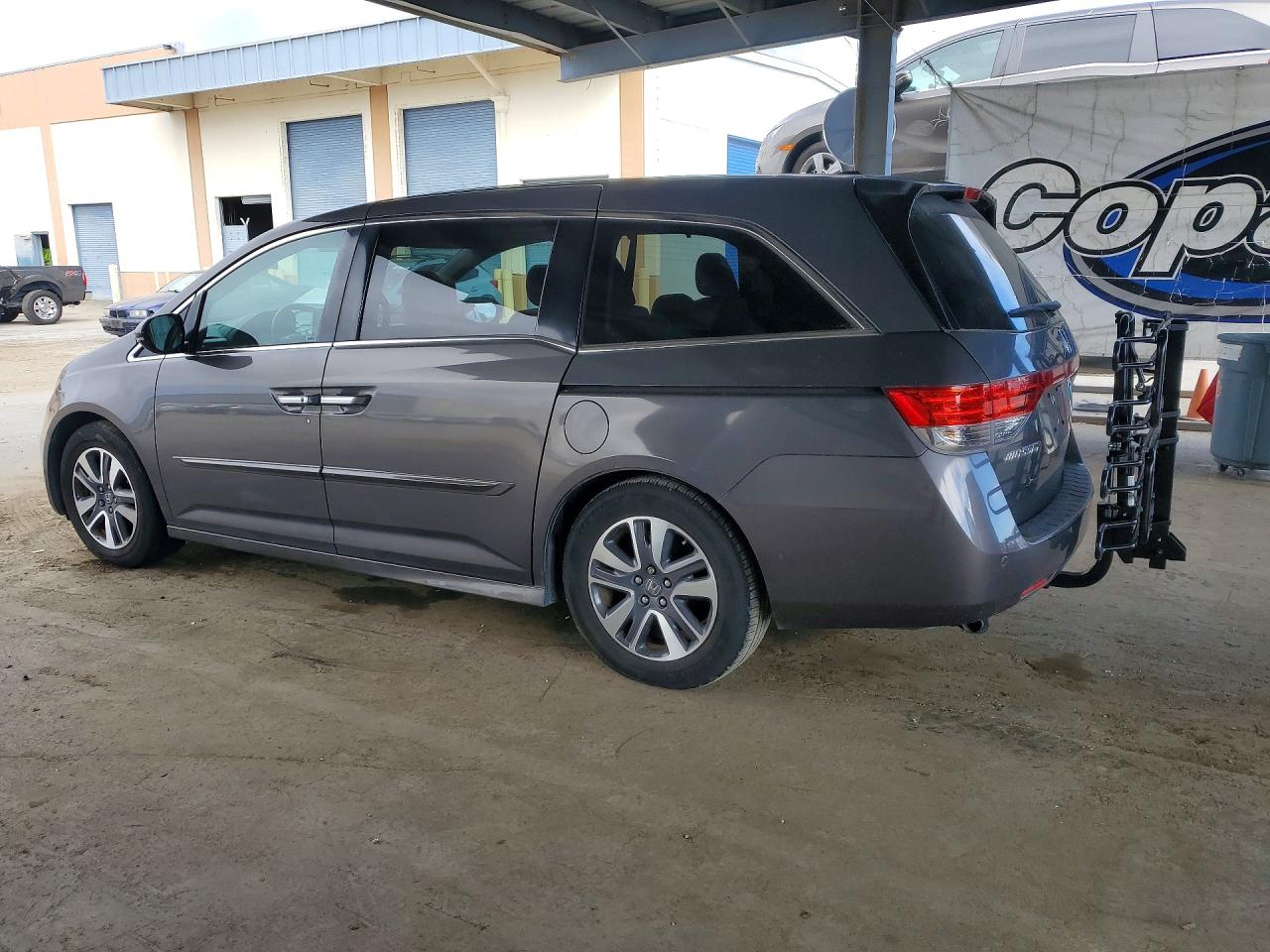 2014 Honda Odyssey Touring Gray vin: 5FNRL5H90EB010888