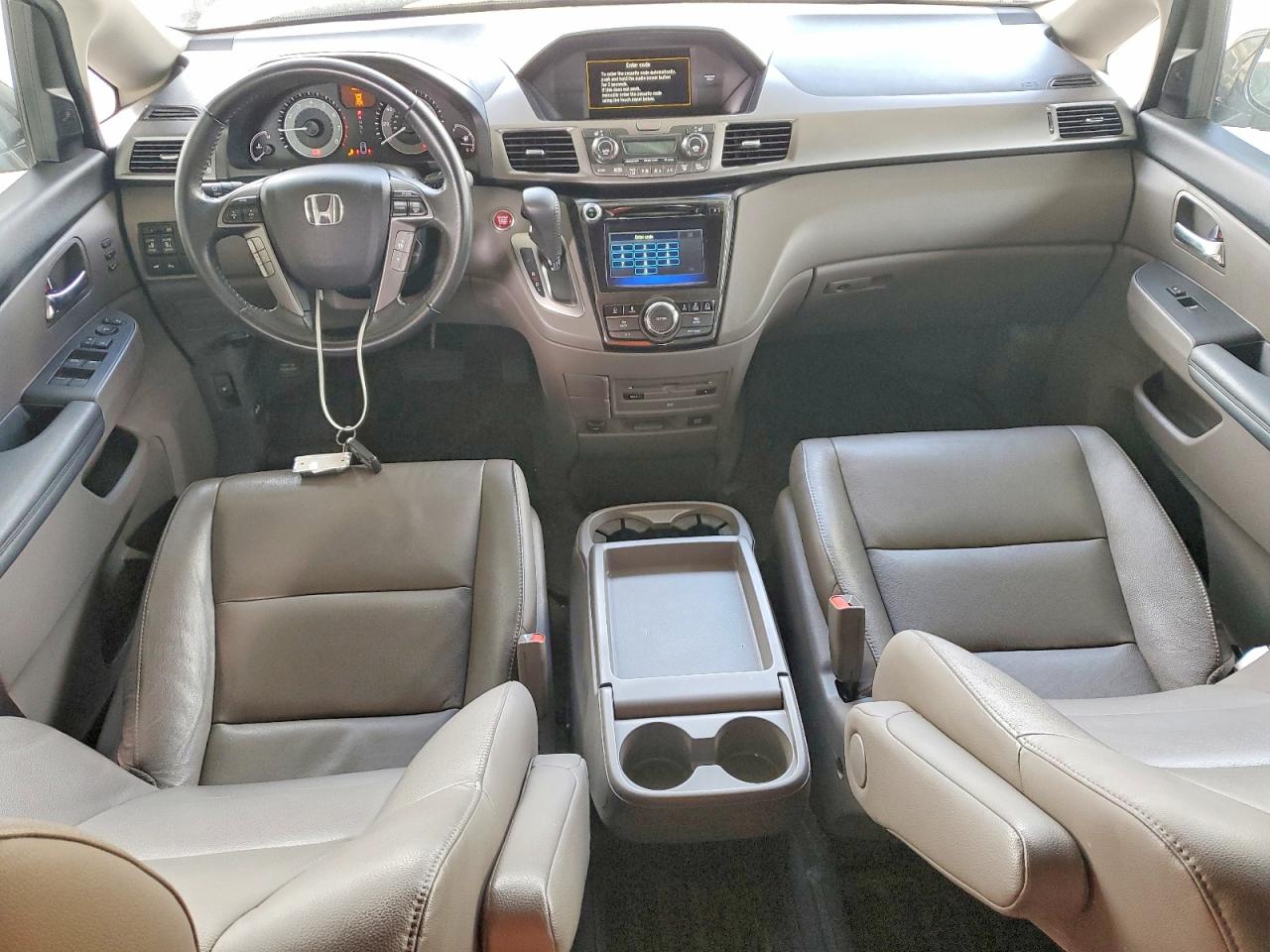 2014 Honda Odyssey Touring Gray vin: 5FNRL5H90EB010888