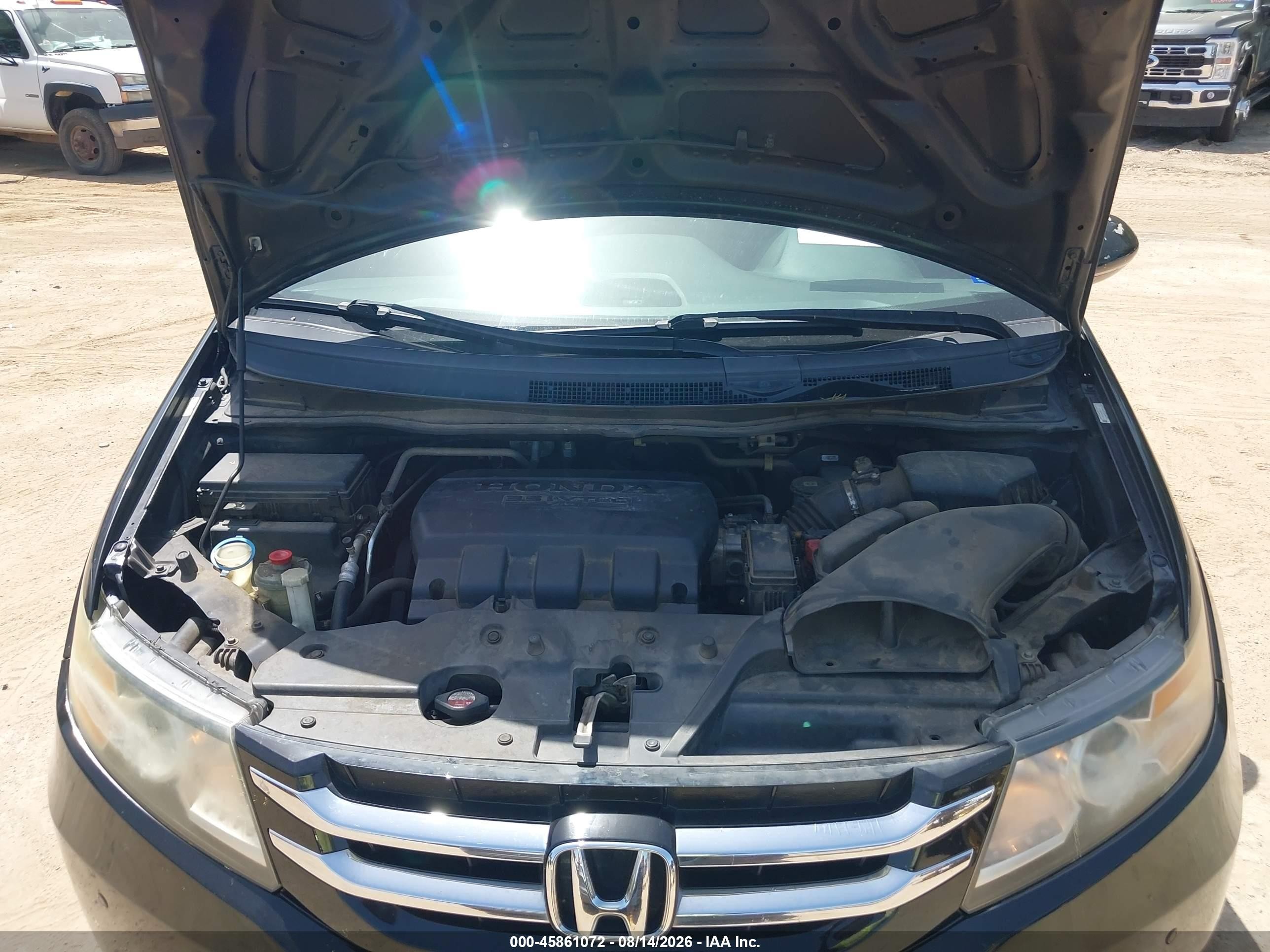 2014 Honda Odyssey Touring/touring Elite Black vin: 5FNRL5H90EB015184