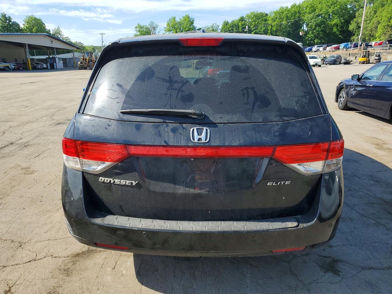 2014 Honda Odyssey Touring Черный vin: 5FNRL5H90EB024645