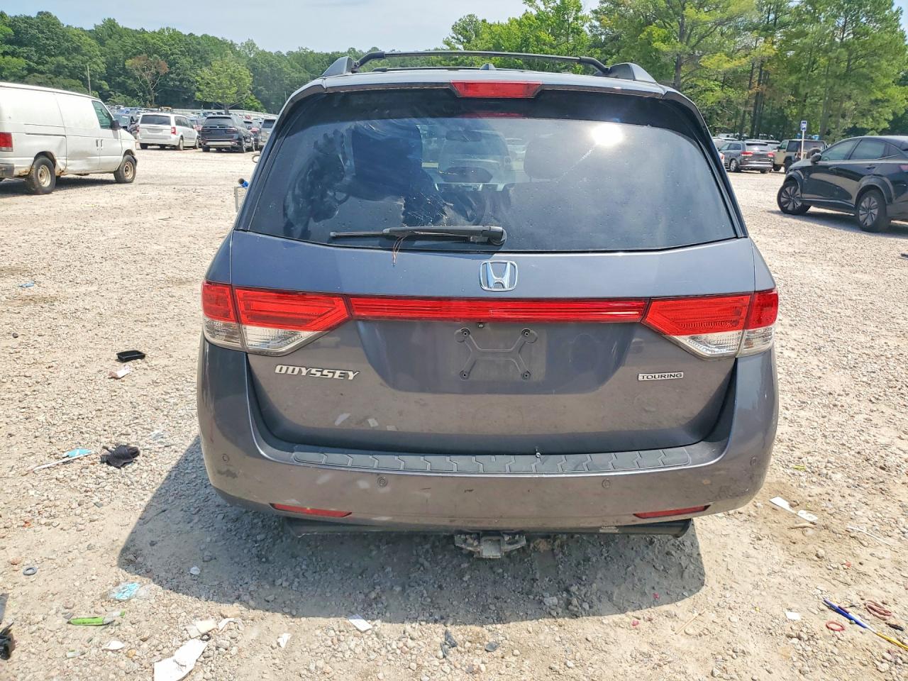 2014 Honda Odyssey Touring Silver vin: 5FNRL5H90EB032826