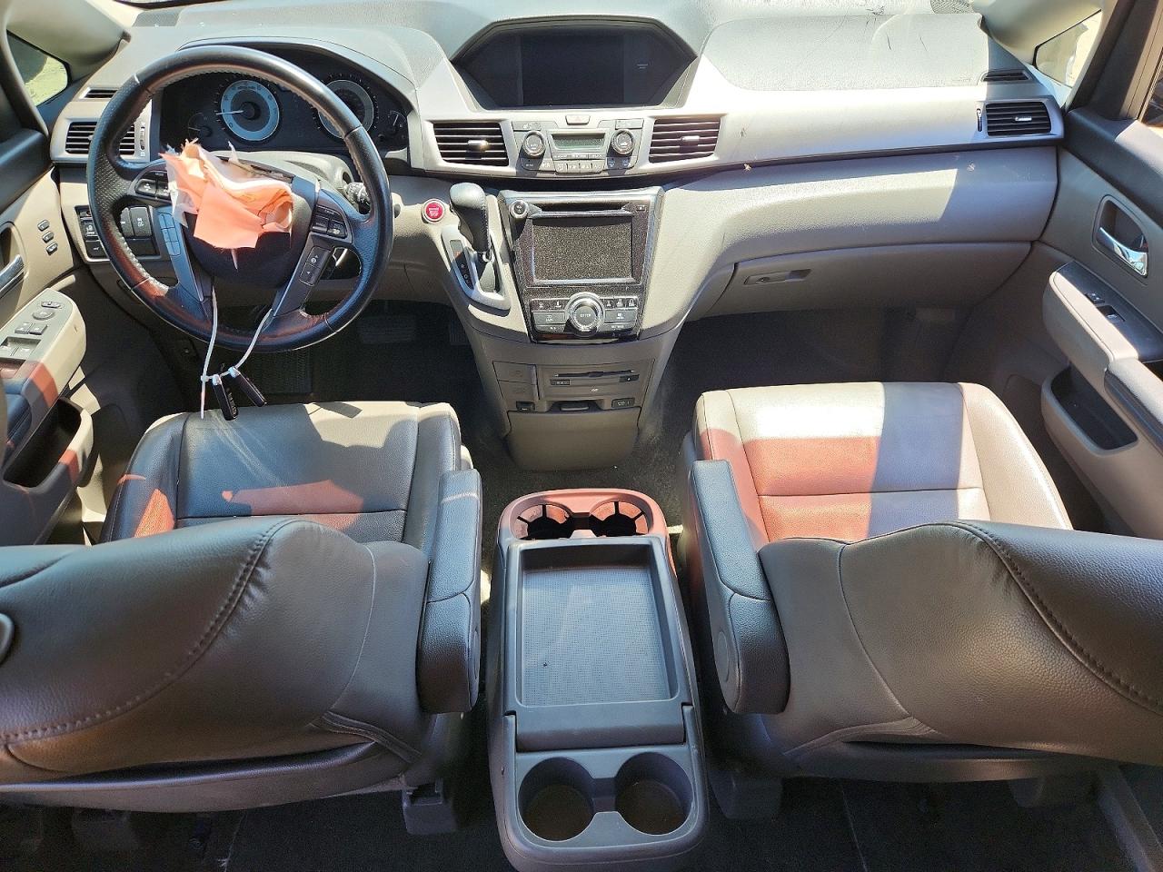 2014 Honda Odyssey Touring Gray vin: 5FNRL5H90EB070122