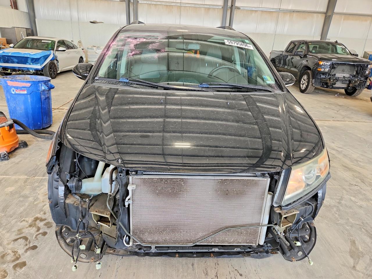 2014 Honda Odyssey Touring Black vin: 5FNRL5H90EB079516
