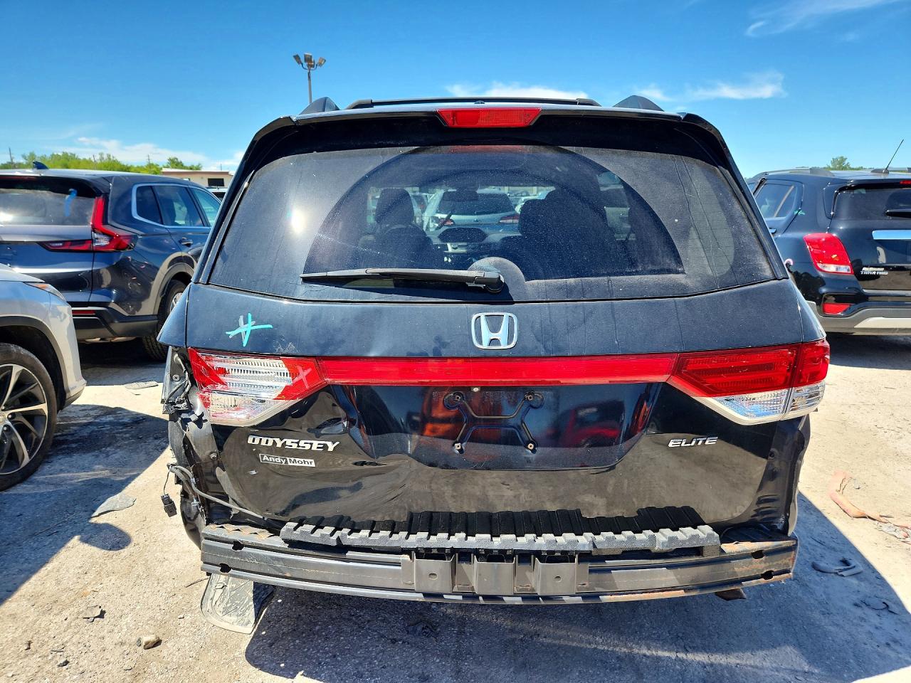 2014 Honda Odyssey Black vin: 5FNRL5H90EB081847