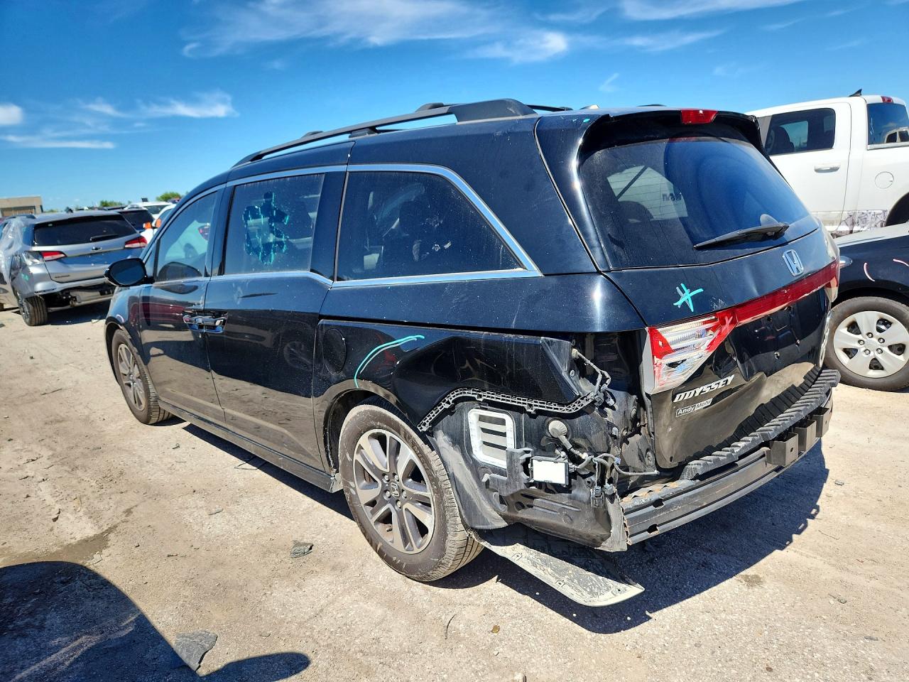 2014 Honda Odyssey Black vin: 5FNRL5H90EB081847
