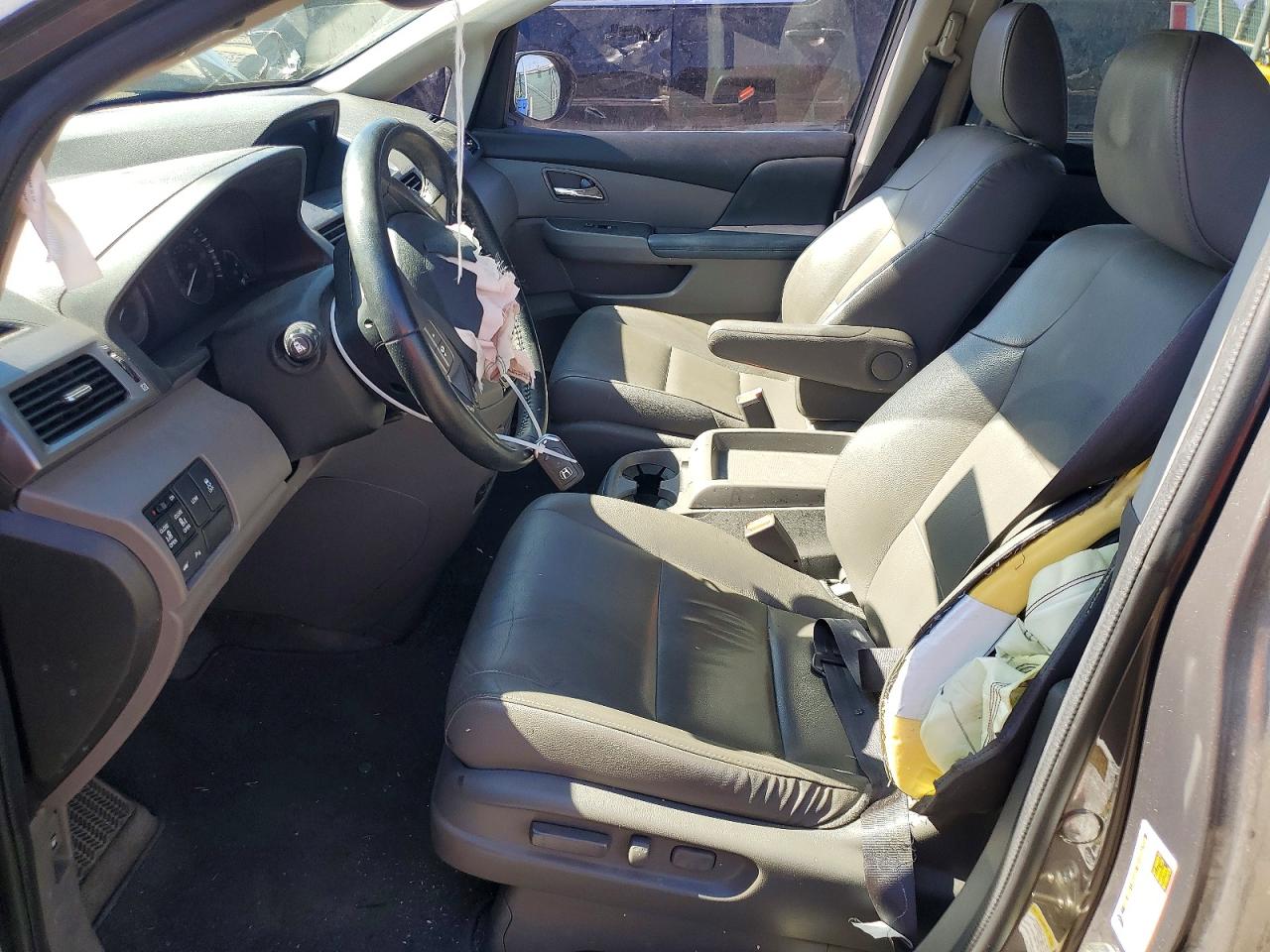 2015 Honda Odyssey Touring Gray vin: 5FNRL5H90FB023822