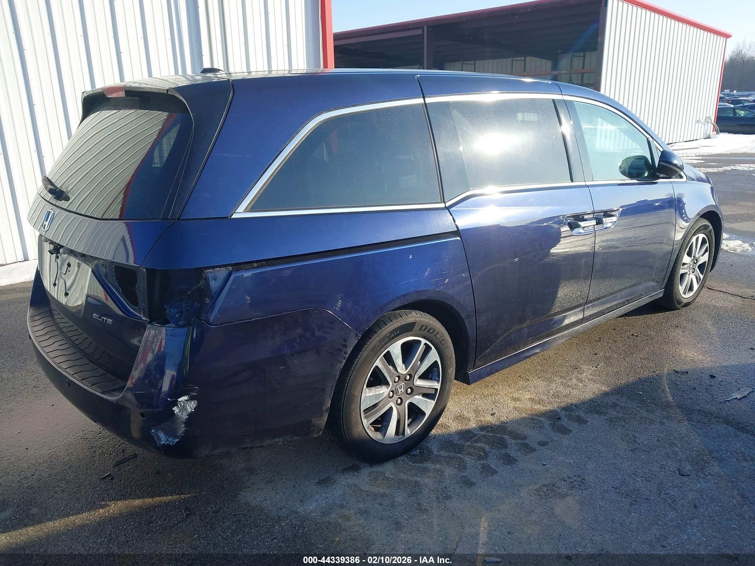 2015 Honda Odyssey Touring/touring Elite Blue vin: 5FNRL5H90FB048445