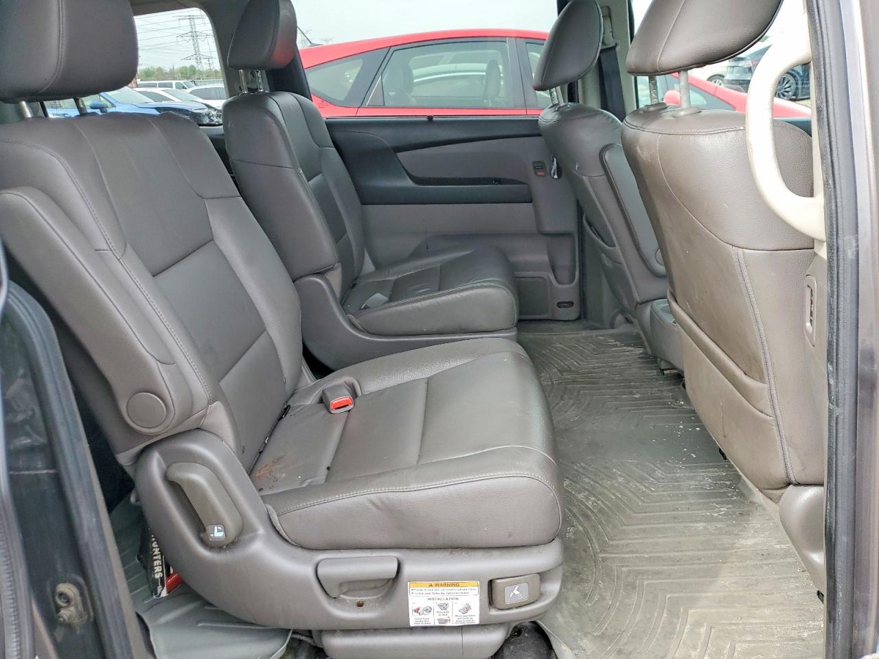 2015 Honda Odyssey Touring Gray vin: 5FNRL5H90FB113486