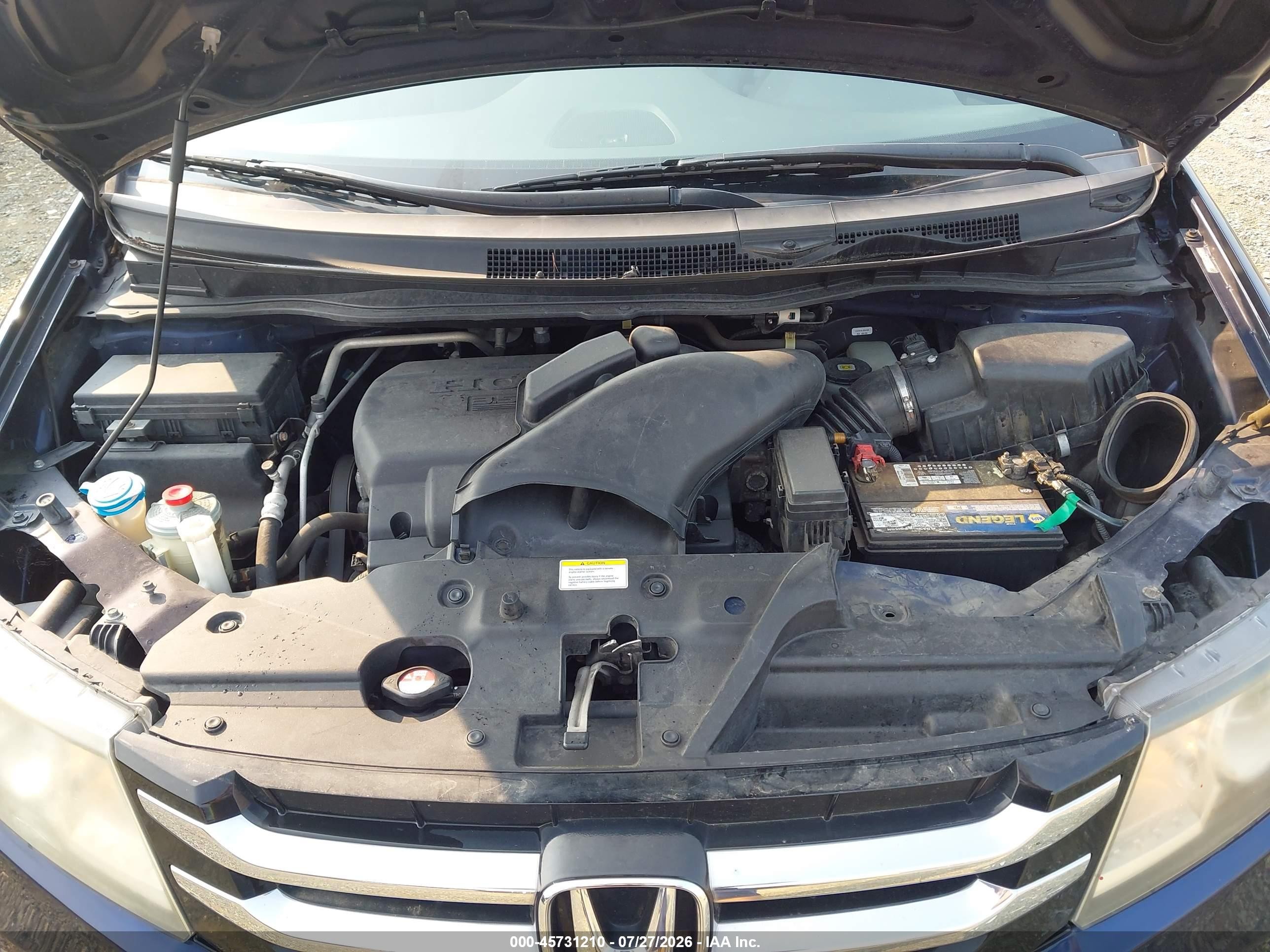 2015 Honda Odyssey Touring/touring Elite Dark Blue vin: 5FNRL5H90FB131924