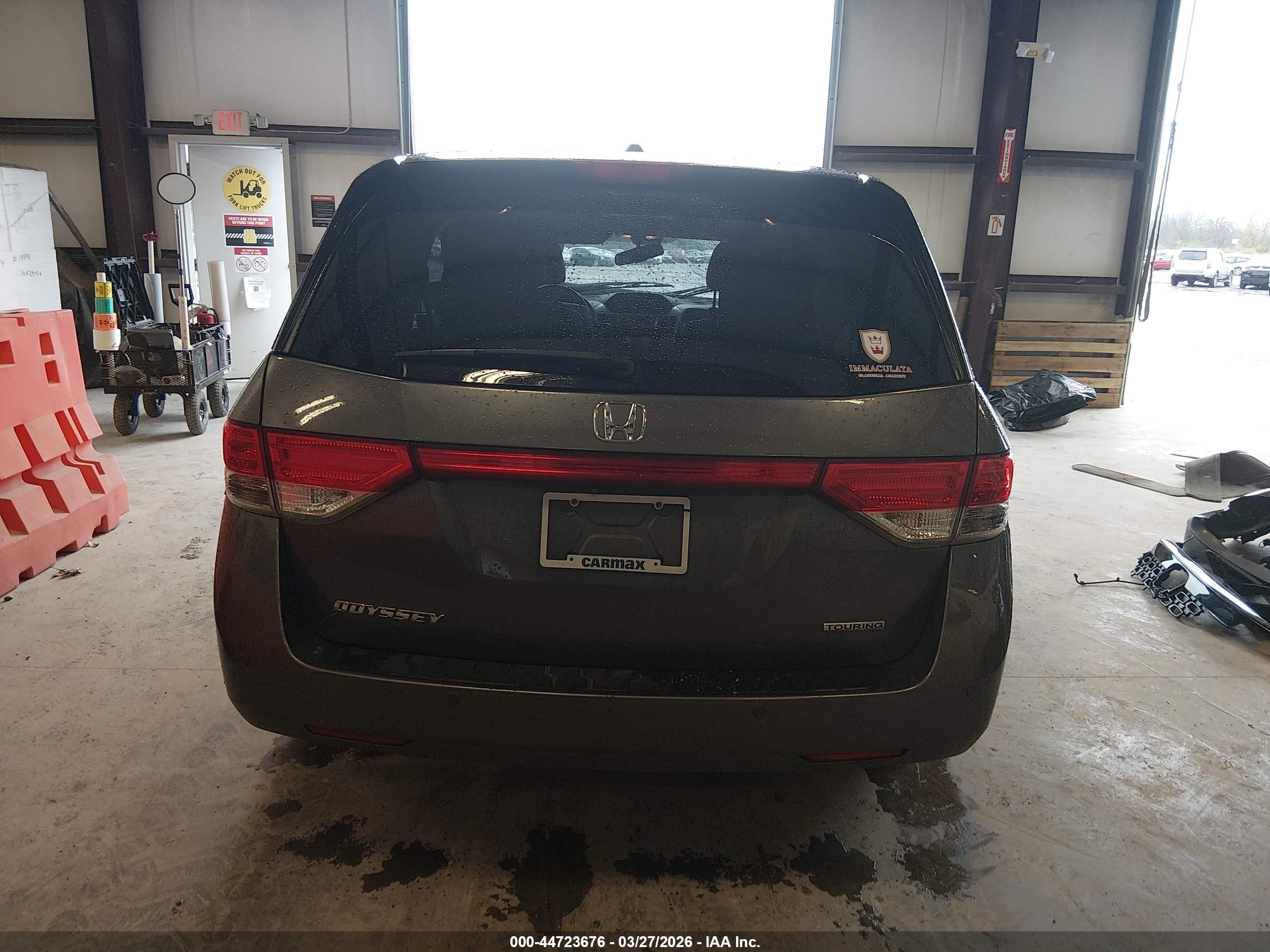 2016 Honda Odyssey Touring/touring Elite Gray vin: 5FNRL5H90GB054909
