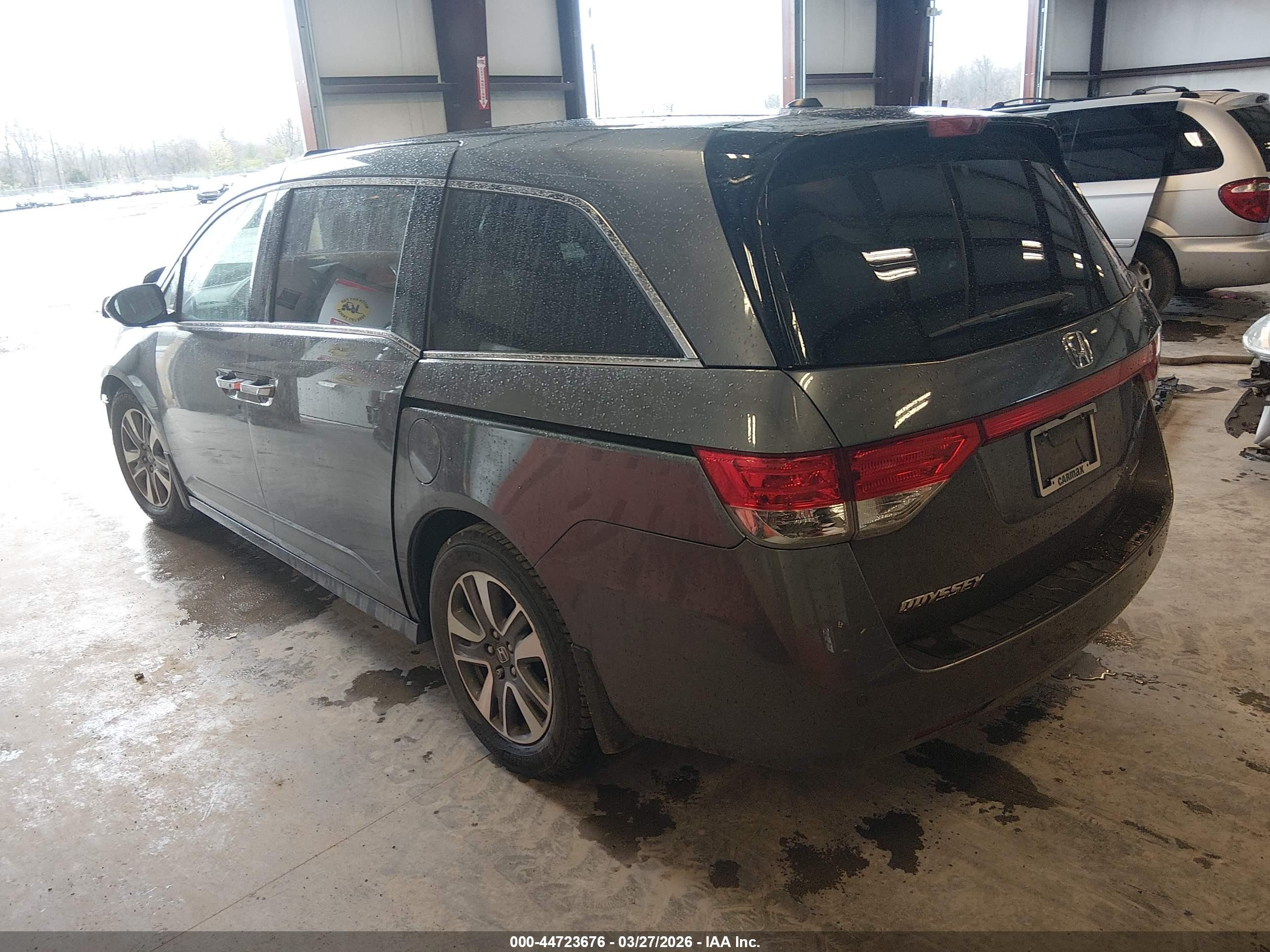 2016 Honda Odyssey Touring/touring Elite Gray vin: 5FNRL5H90GB054909