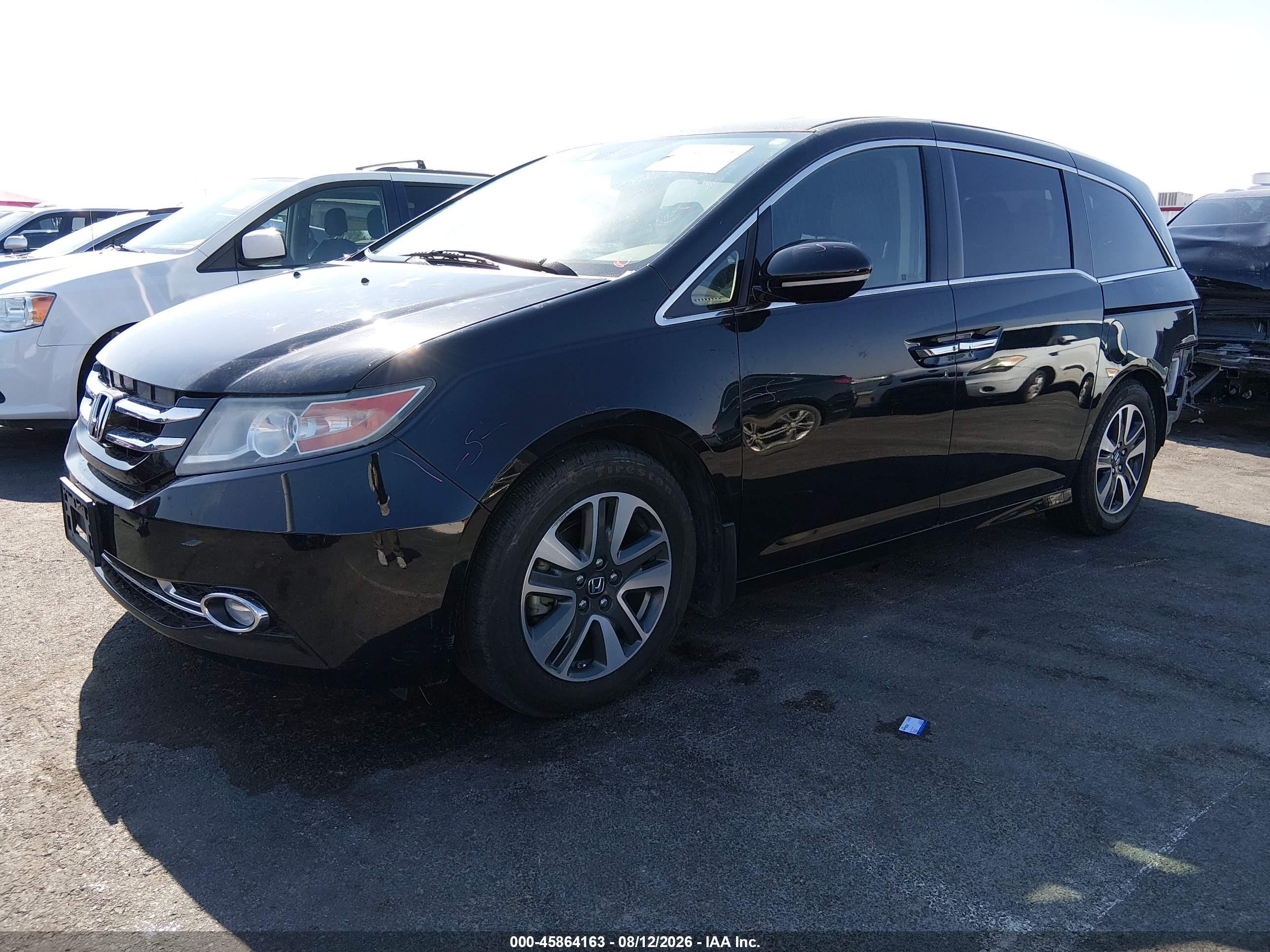 2016 Honda Odyssey Touring/touring Elite Black vin: 5FNRL5H90GB132900