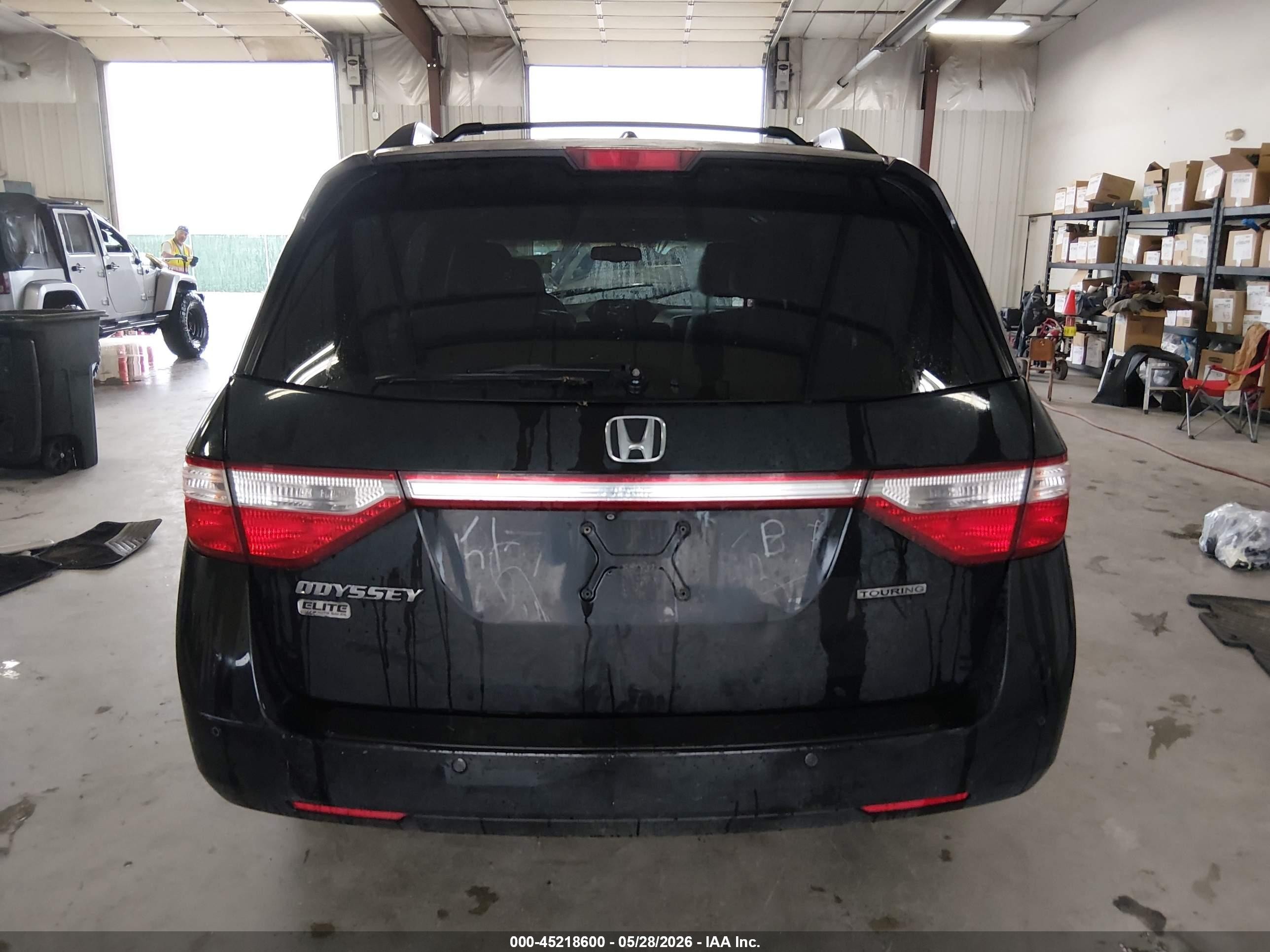 2011 Honda Odyssey Touring/touring Elite Black vin: 5FNRL5H91BB035052