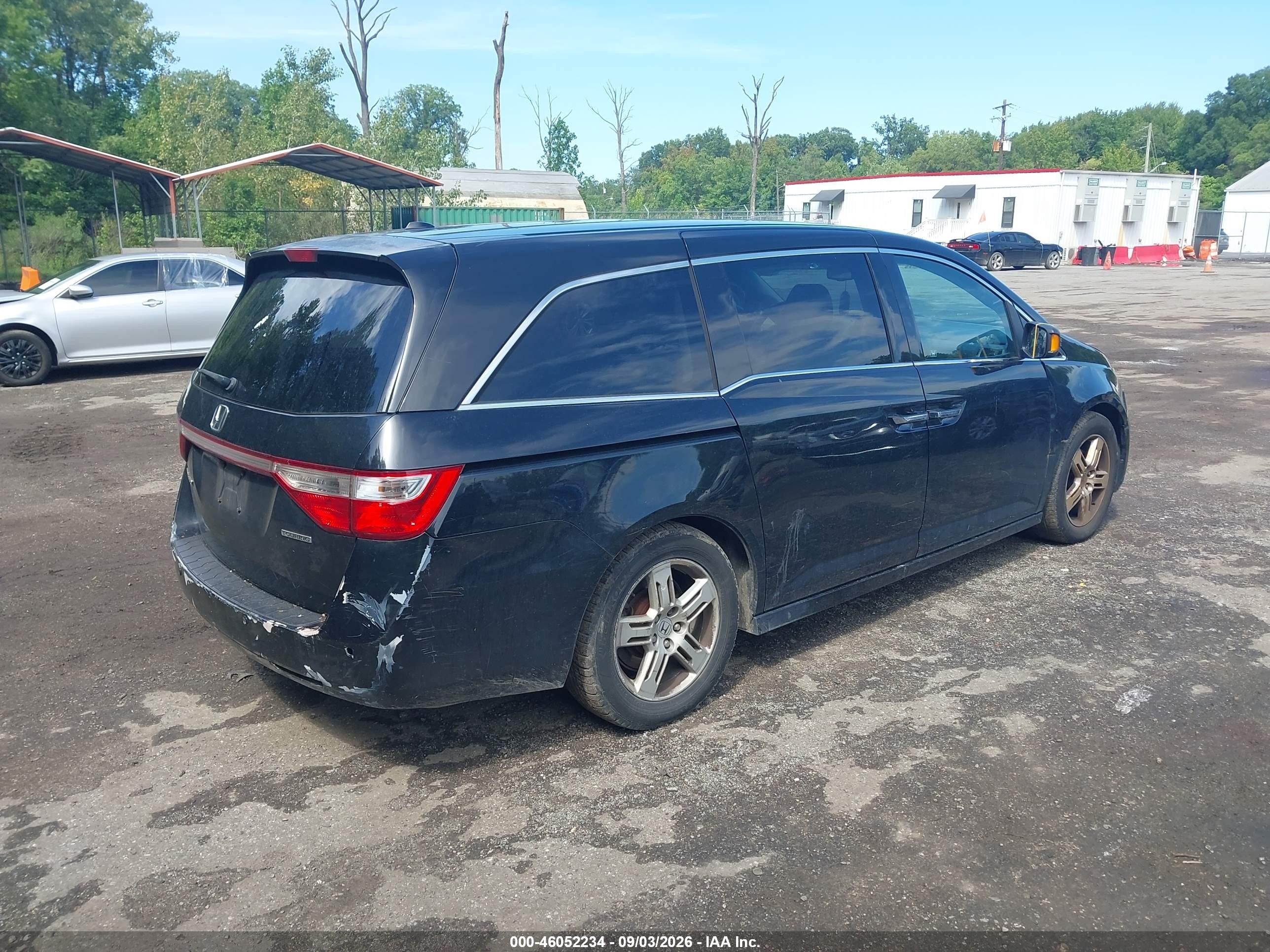 2011 Honda Odyssey Touring/touring Elite Black vin: 5FNRL5H91BB056614