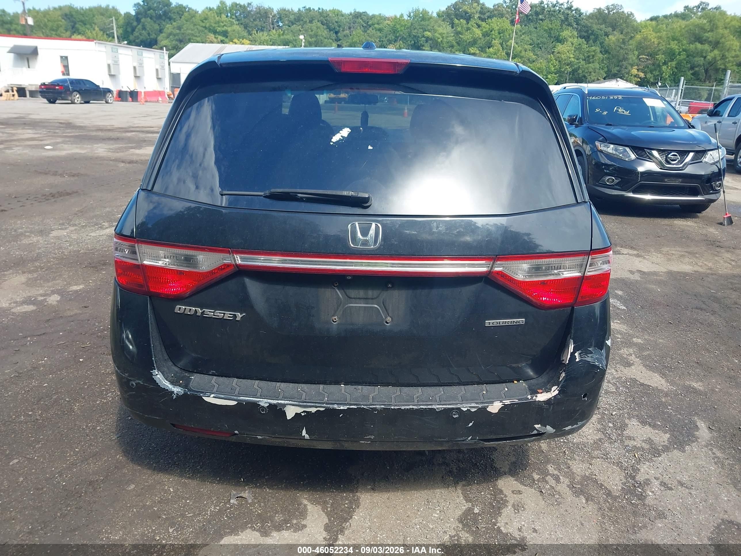 2011 Honda Odyssey Touring/touring Elite Black vin: 5FNRL5H91BB056614