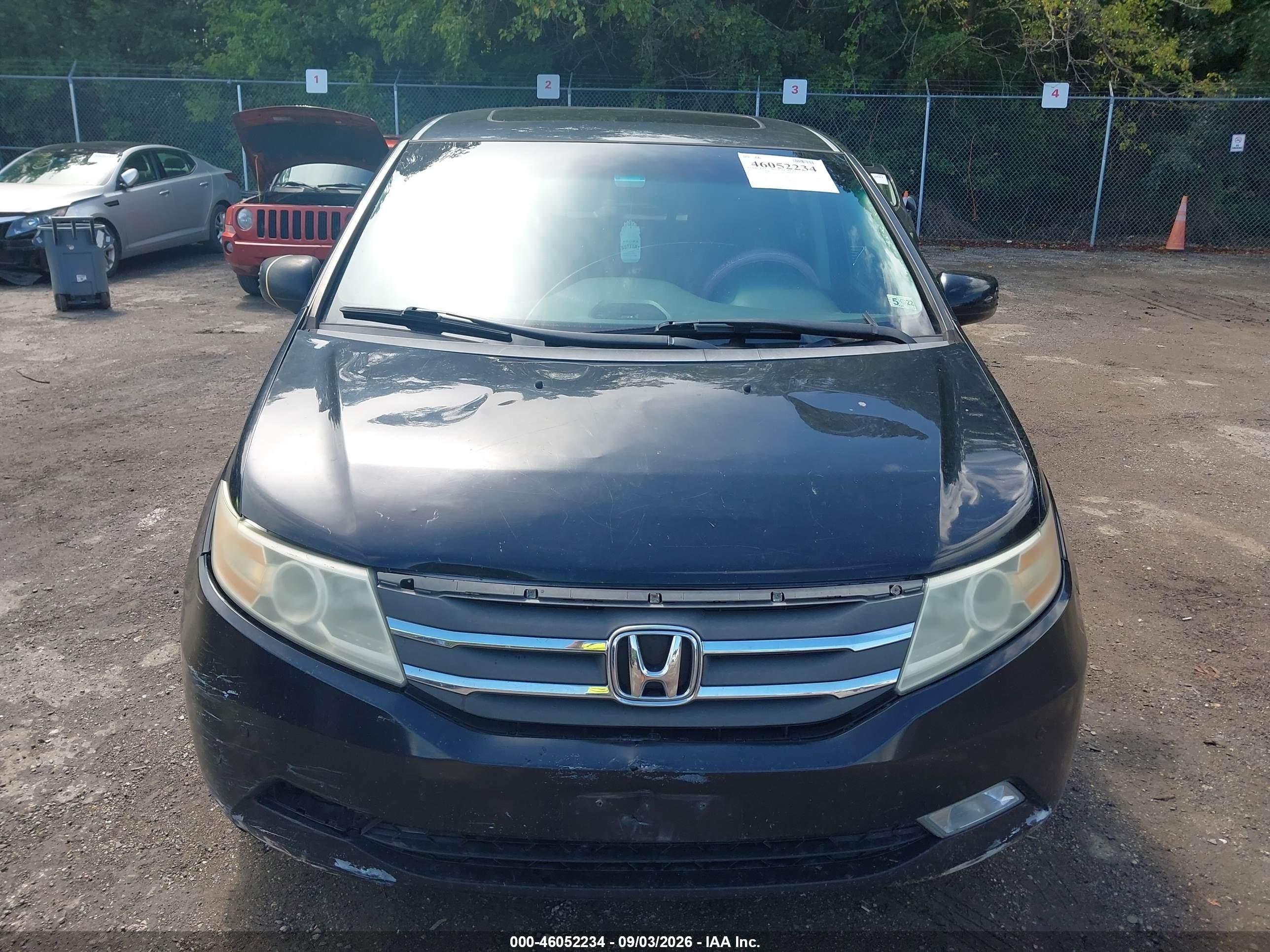 2011 Honda Odyssey Touring/touring Elite Black vin: 5FNRL5H91BB056614
