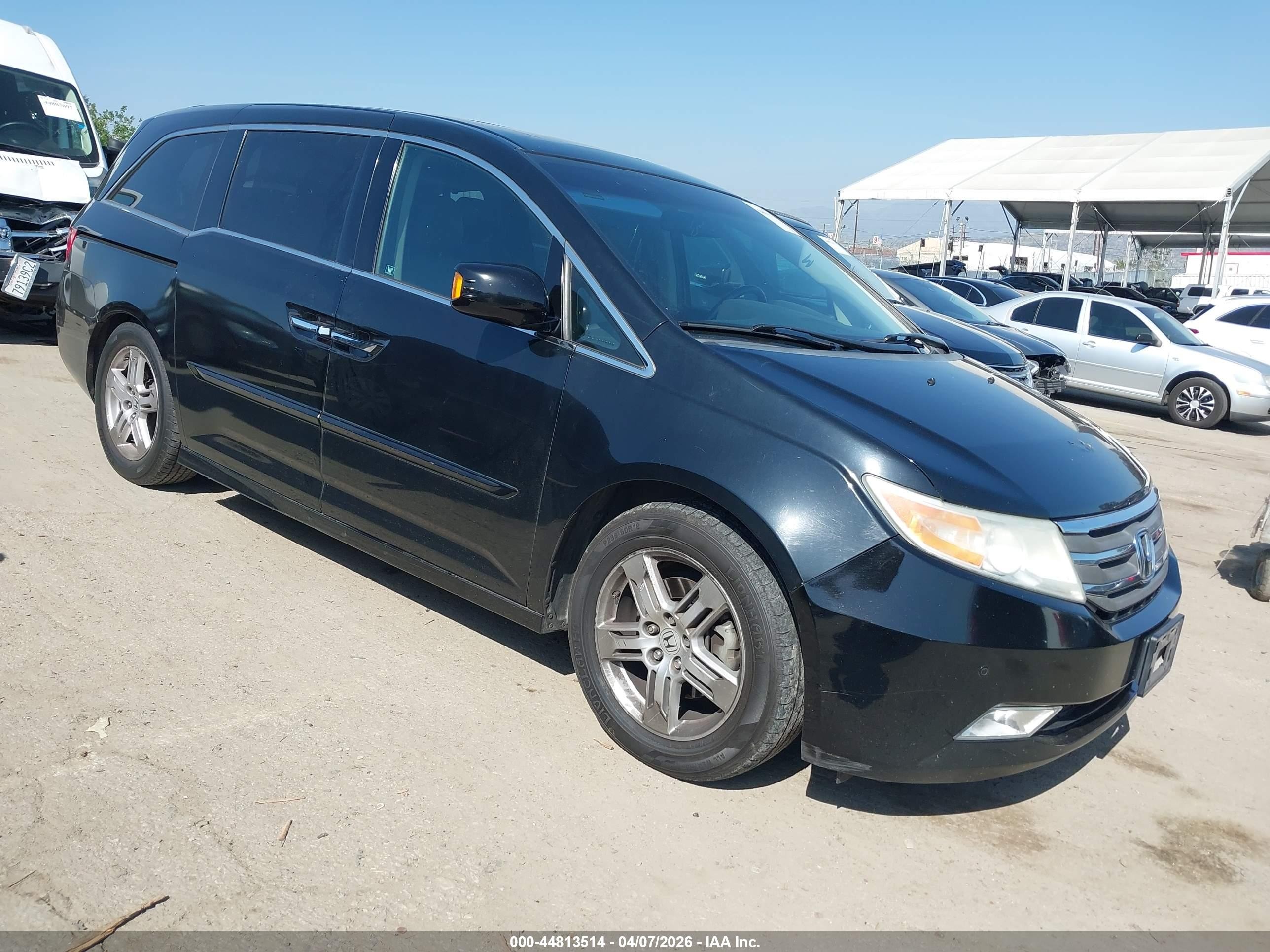2011 Honda Odyssey Touring/touring Elite Black vin: 5FNRL5H91BB091556