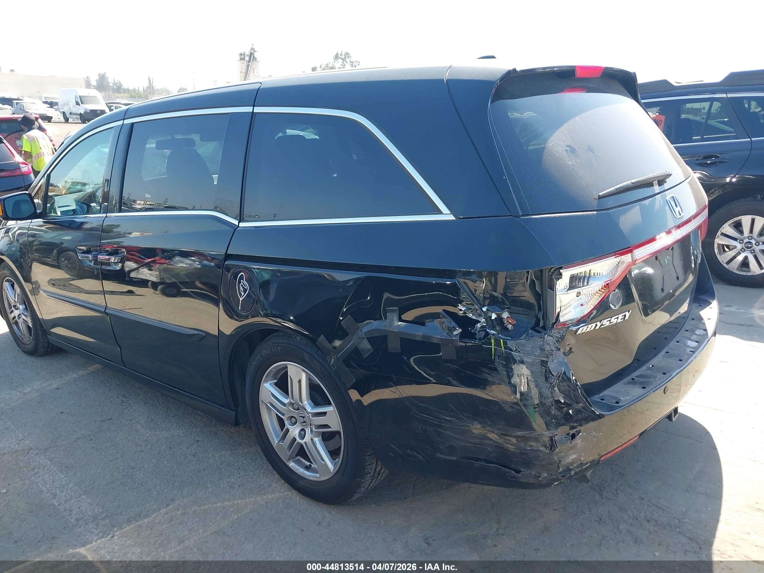 2011 Honda Odyssey Touring/touring Elite Black vin: 5FNRL5H91BB091556