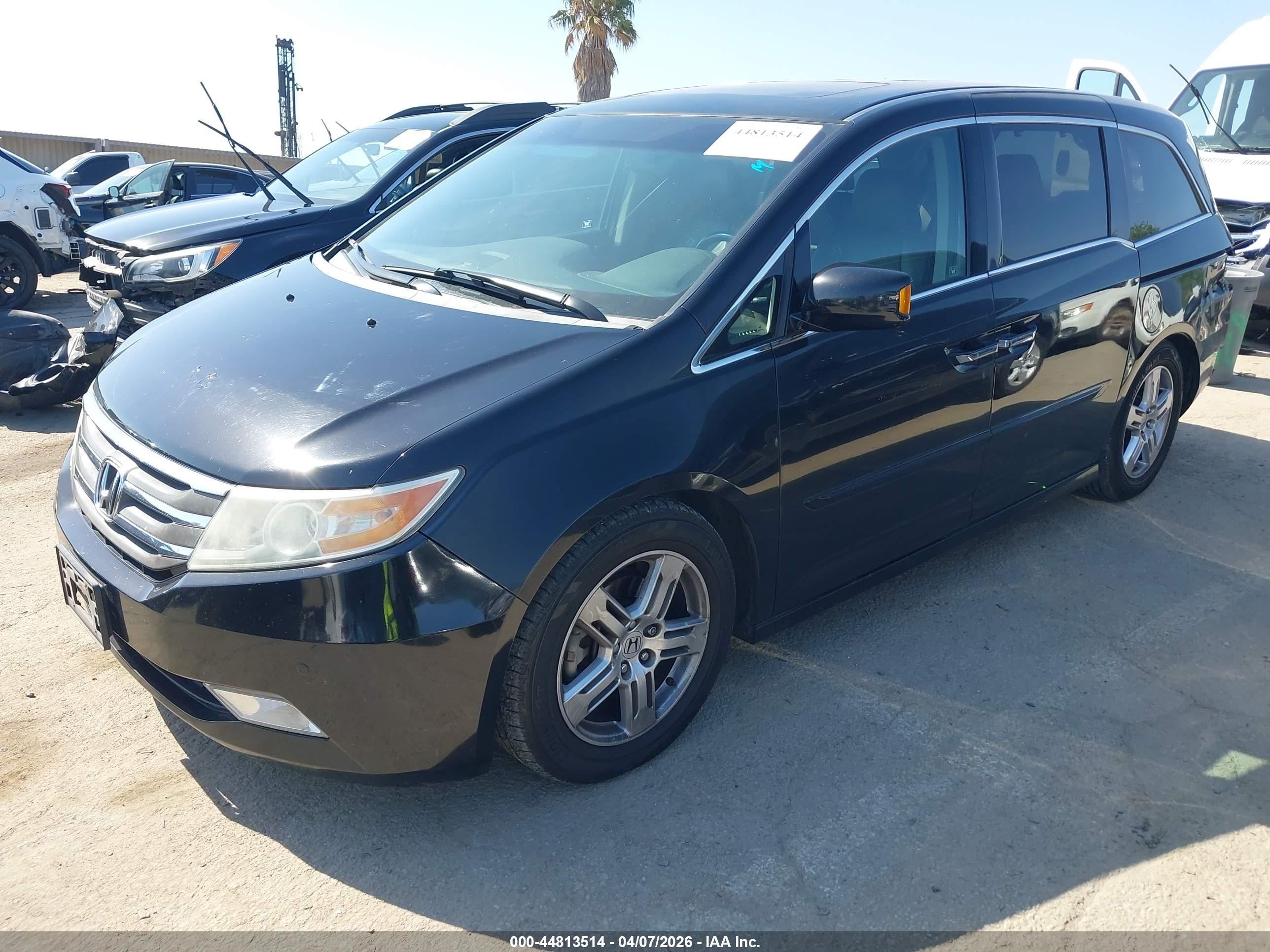 2011 Honda Odyssey Touring/touring Elite Black vin: 5FNRL5H91BB091556